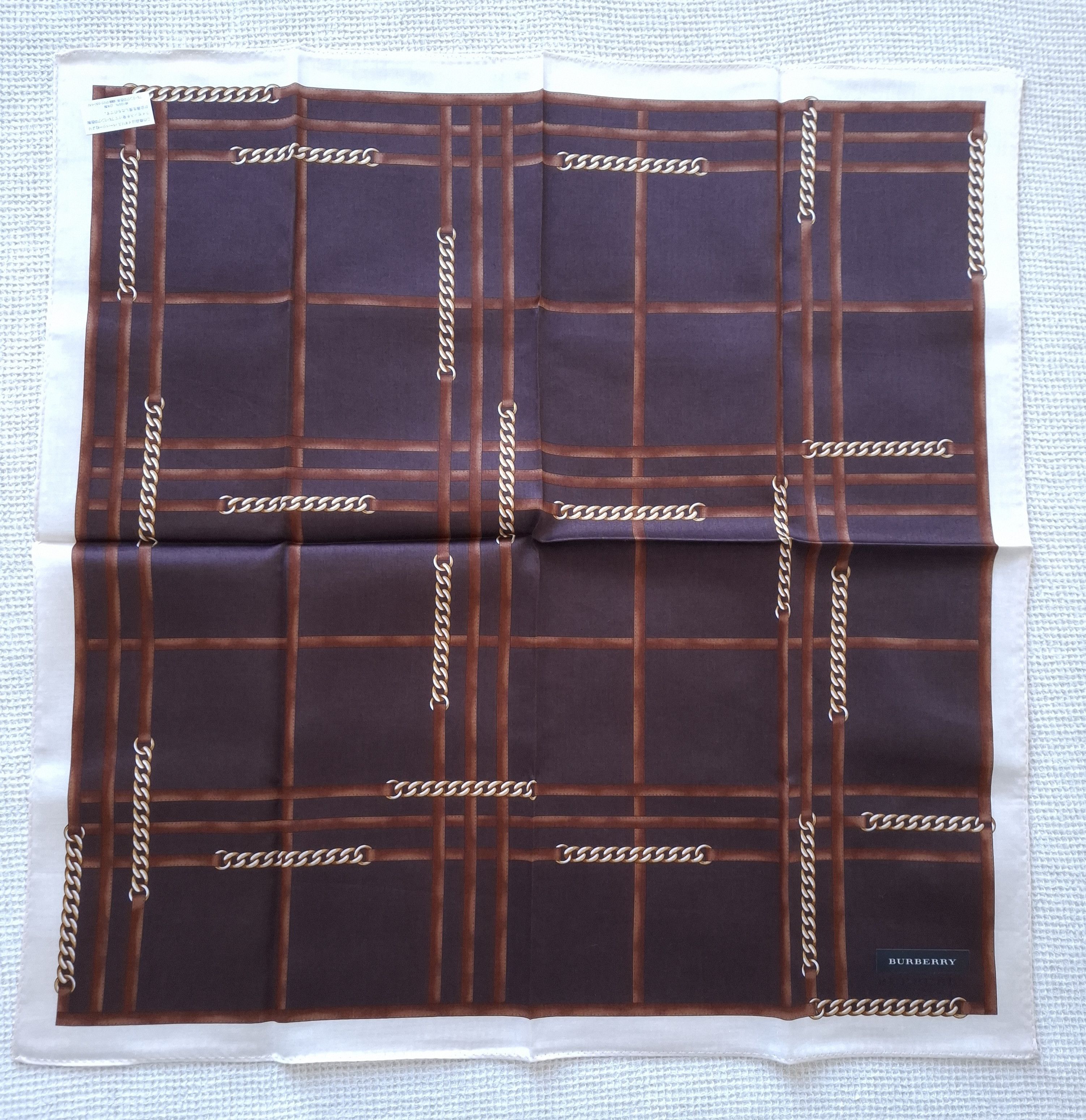 Burberry × Vintage NEW Vintage Burberry Bandana/Handkerchief/scarf Japan Size ONE SIZE - 3 Thumbnail