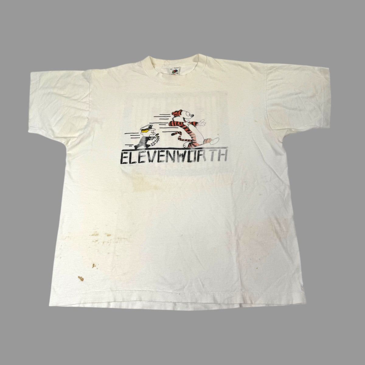 Vintage Vintage 1990s elevenworth tshirt Size US XL / EU 56 / 4 - 1 Thumbnail