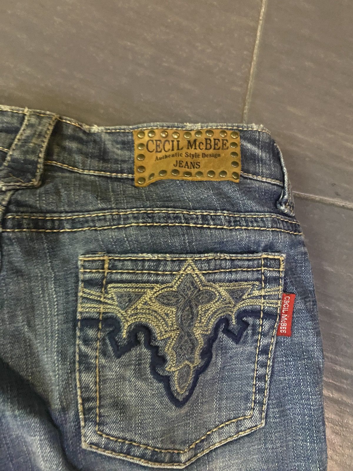 Japanese Brand Flare jeans japan 🇯🇵 Cecil McBbee Boot Cut Size 28" / US 6 / IT 42 - 5 Thumbnail