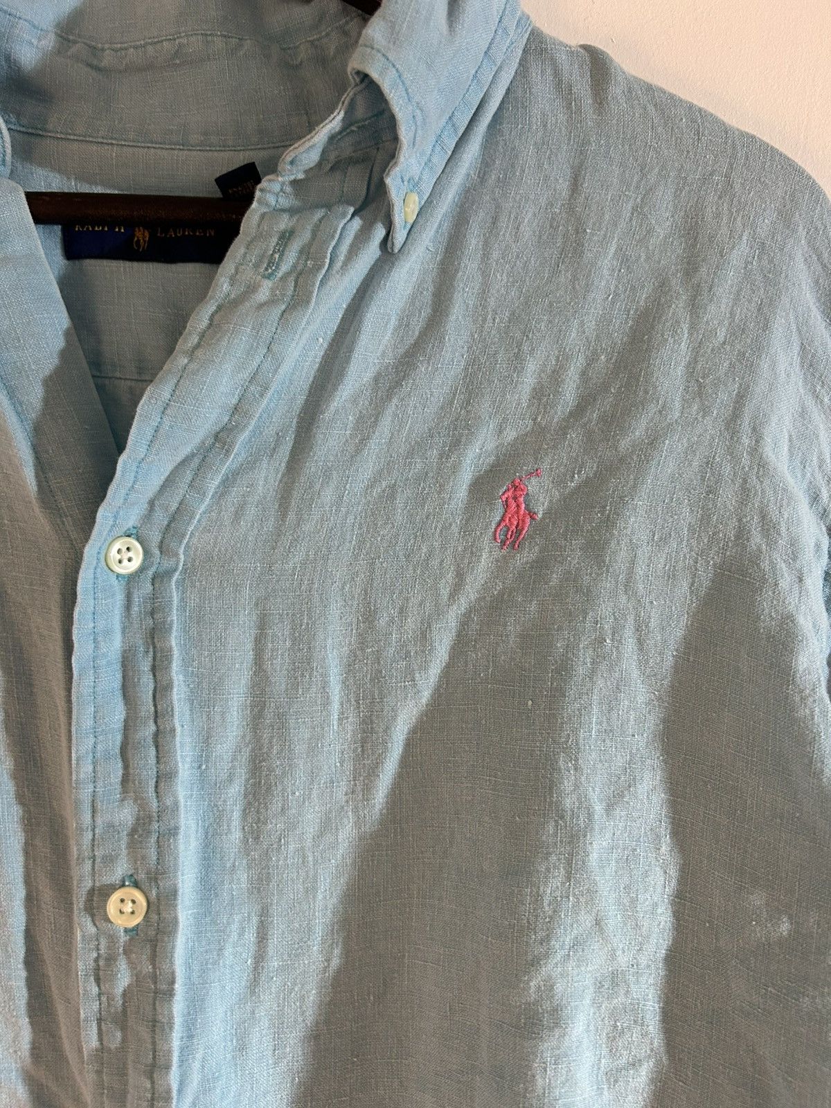 Polo Ralph Lauren RL linen long sleeve Size US XL / EU 56 / 4 - 2 Thumbnail