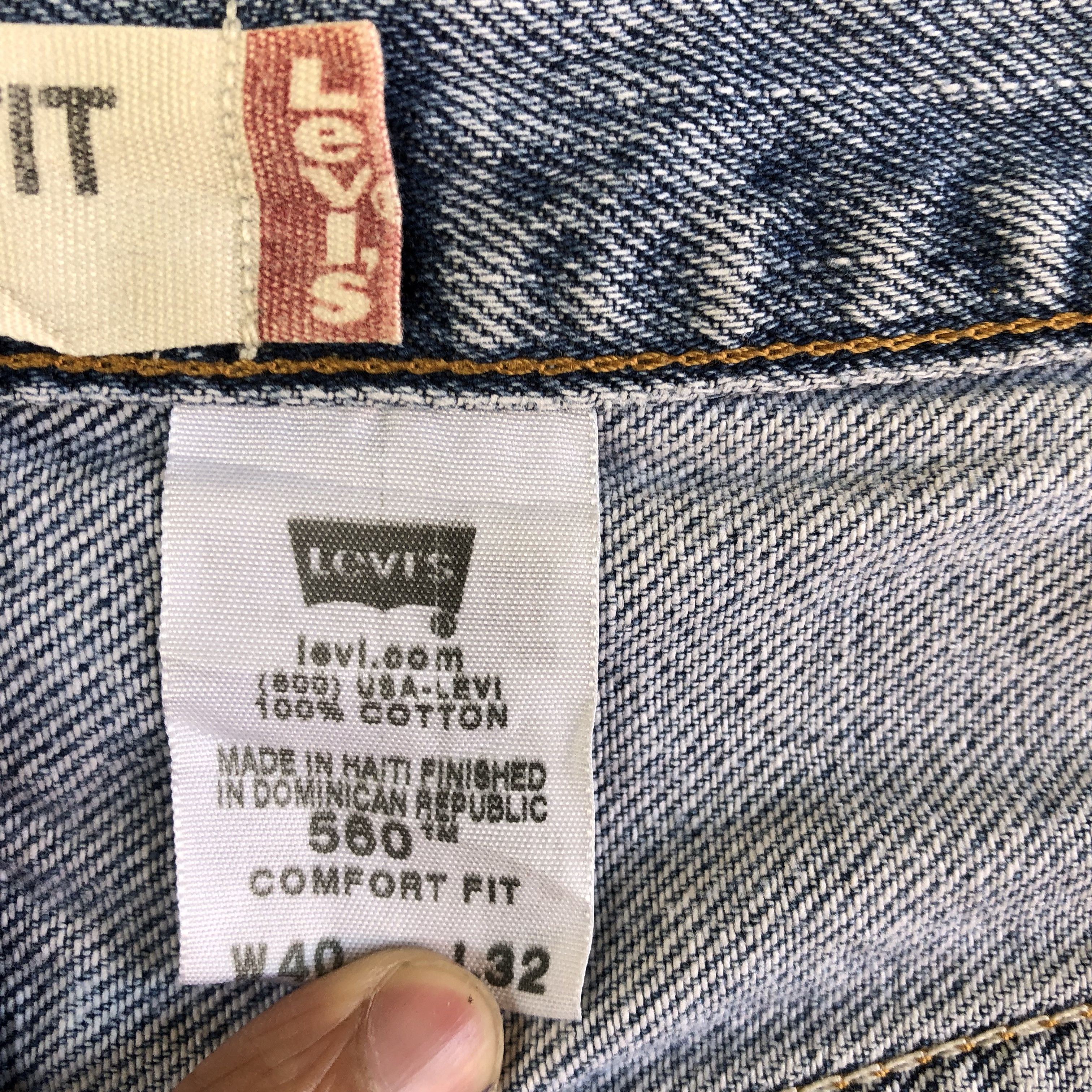 Levi's Vintage Y2K Levis 560 Light Wash Jeans Faded Levi's Denim Size US 38 / EU 54 - 9 Thumbnail