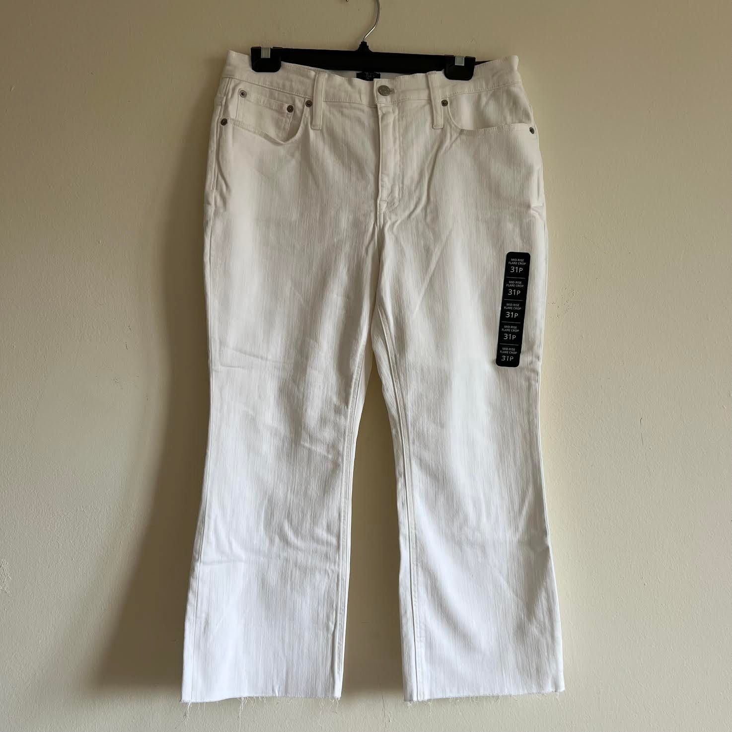 J.Crew J. Crew mid-rise flare crop jeans size 31 petite Size 31" - 2 Thumbnail