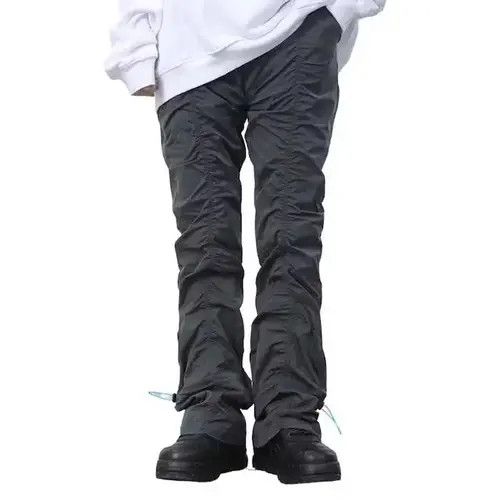 Japanese Brand × Vintage Stacked Pleated Gray Sweatpants Size US 30 / EU 46 - 2 Thumbnail