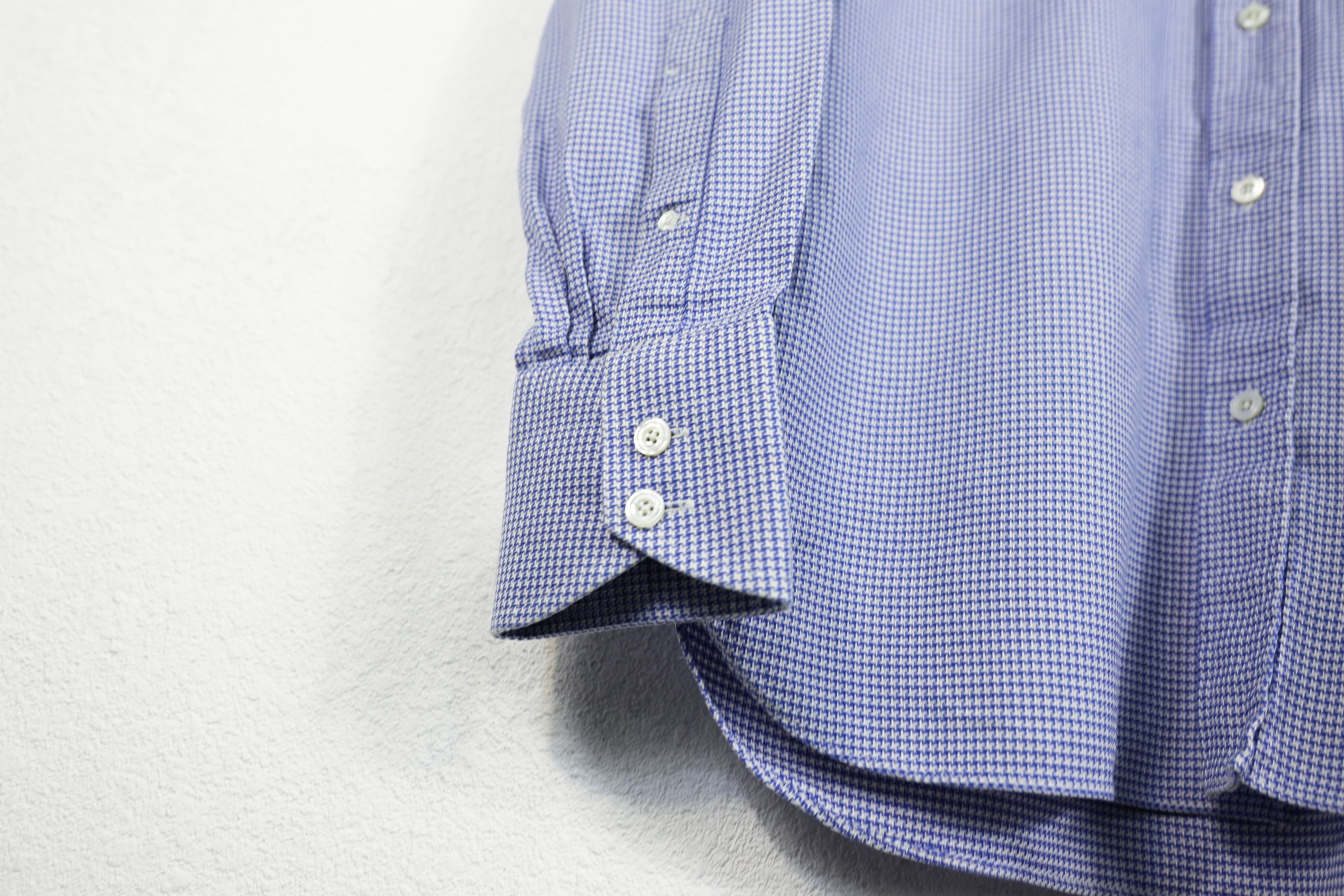 Tom Ford Tom Ford Blue White Knit Cotton Dress Formal Shirt 39 Size US M / EU 48-50 / 2 - 5 Thumbnail