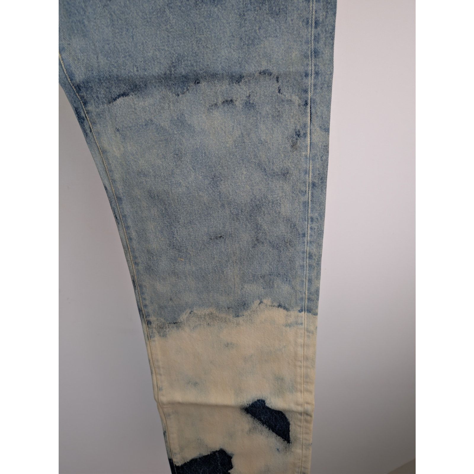 Palm Angels o1rshd1 Cloud Wash 5-Pocket Loose Denim Pants in Light Blue Size US 34 / EU 50 - 9 Thumbnail