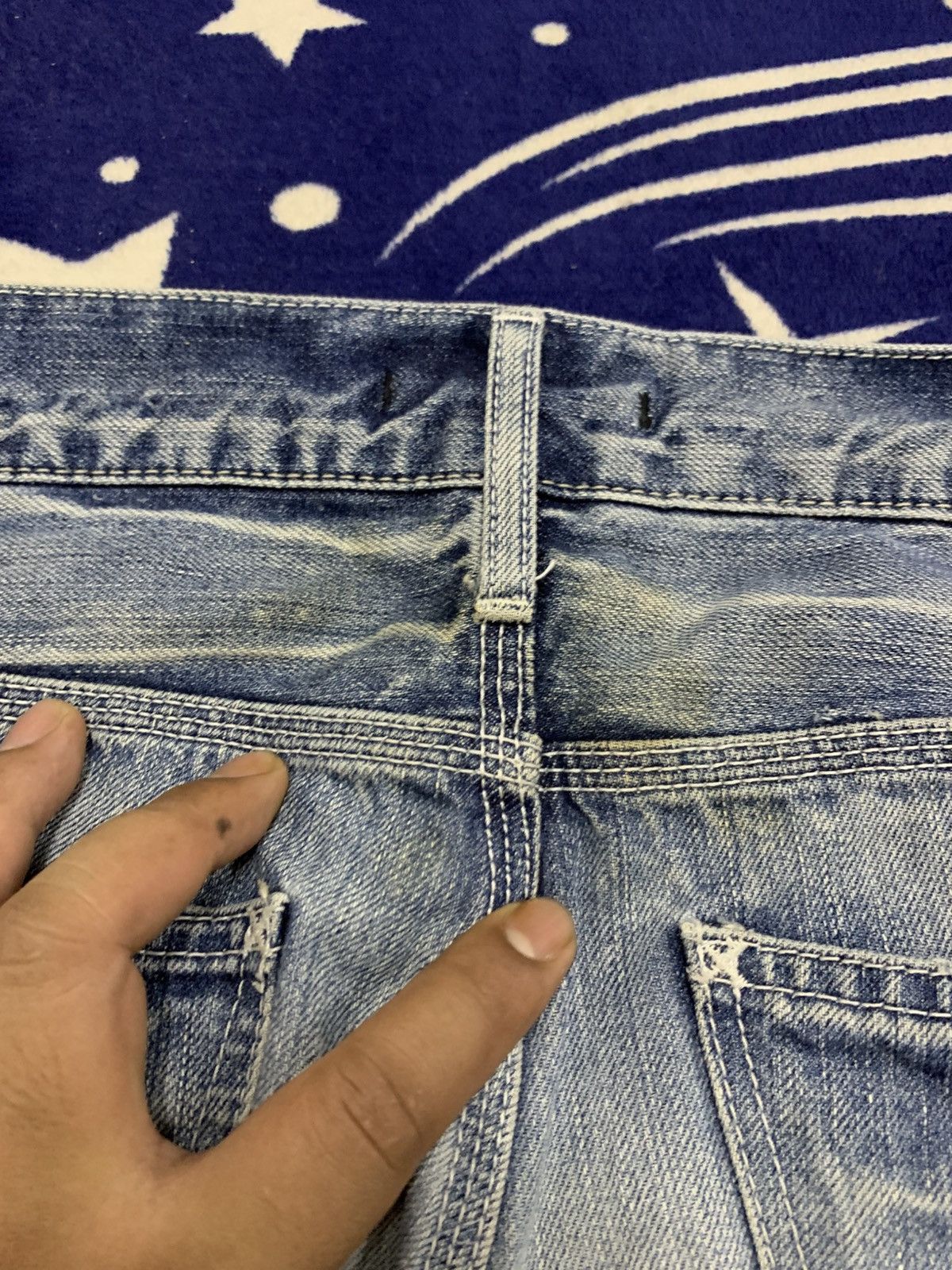 Japanese Brand Blue Way Garments Japan Vintage Denim Jeans Size US 33 - 19 Thumbnail