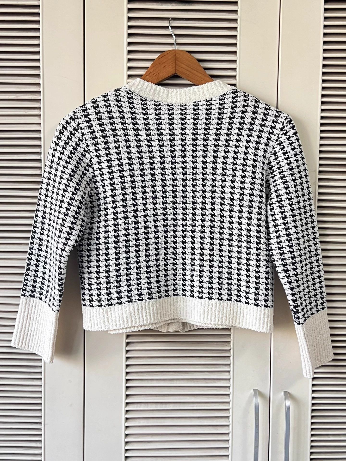Dior Dior houndstooth knit two-piece black and white 34 Size XS / US 0-2 / IT 36-38 - 2 Thumbnail