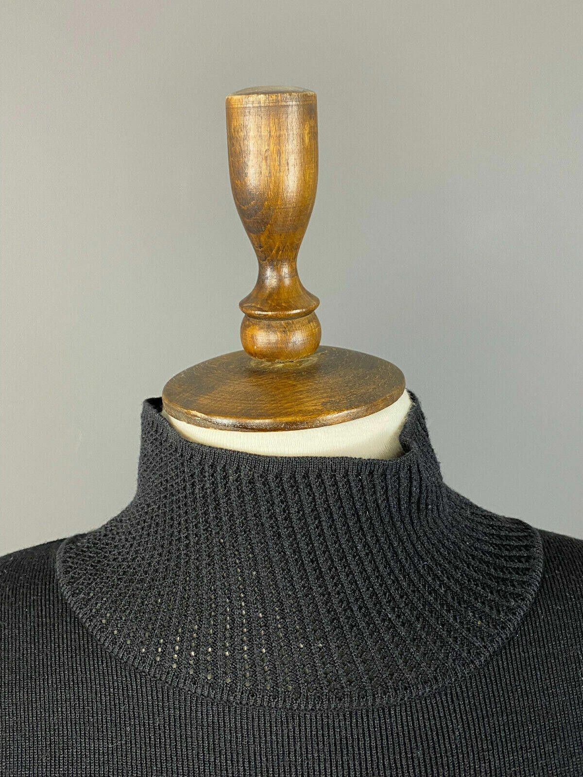 Dsquared2 Dsquared2 Black Designer Lana Wool Stretch Maxi Dress Size M Size M / US 6-8 / IT 42-44 - 4 Thumbnail