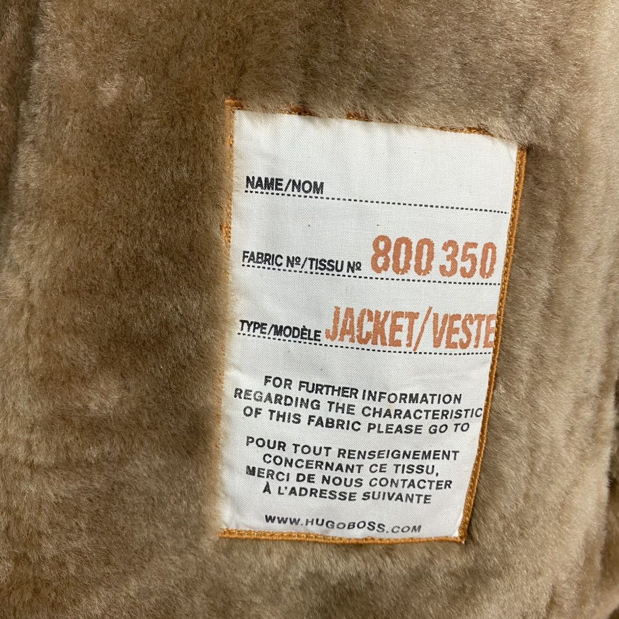 Hugo Boss 🔥VINTAGE LEATHER JACKET HUGO BOSS SHEARLING BLANKET Size US S / EU 44-46 / 1 - 21 Thumbnail