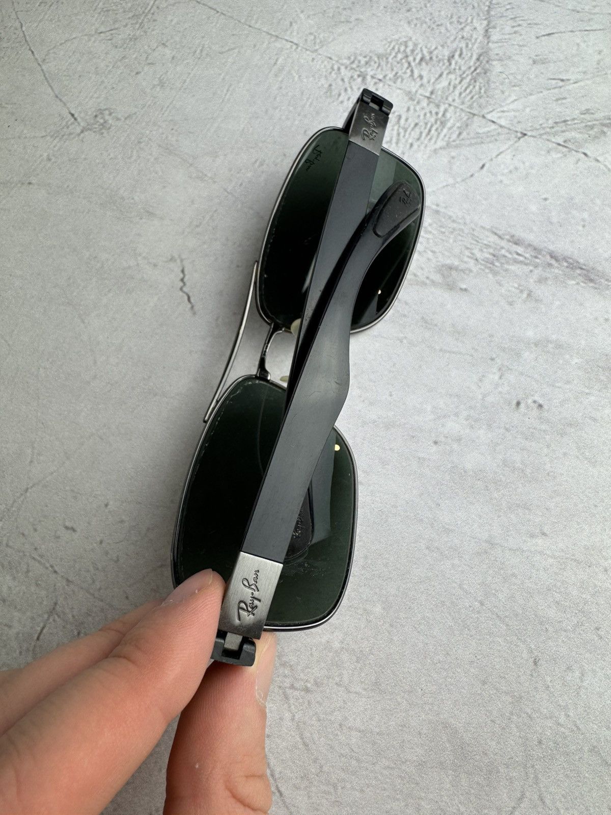 RayBan RayBan Sunglasses Black Aviator Vintage Size ONE SIZE - 8 Thumbnail