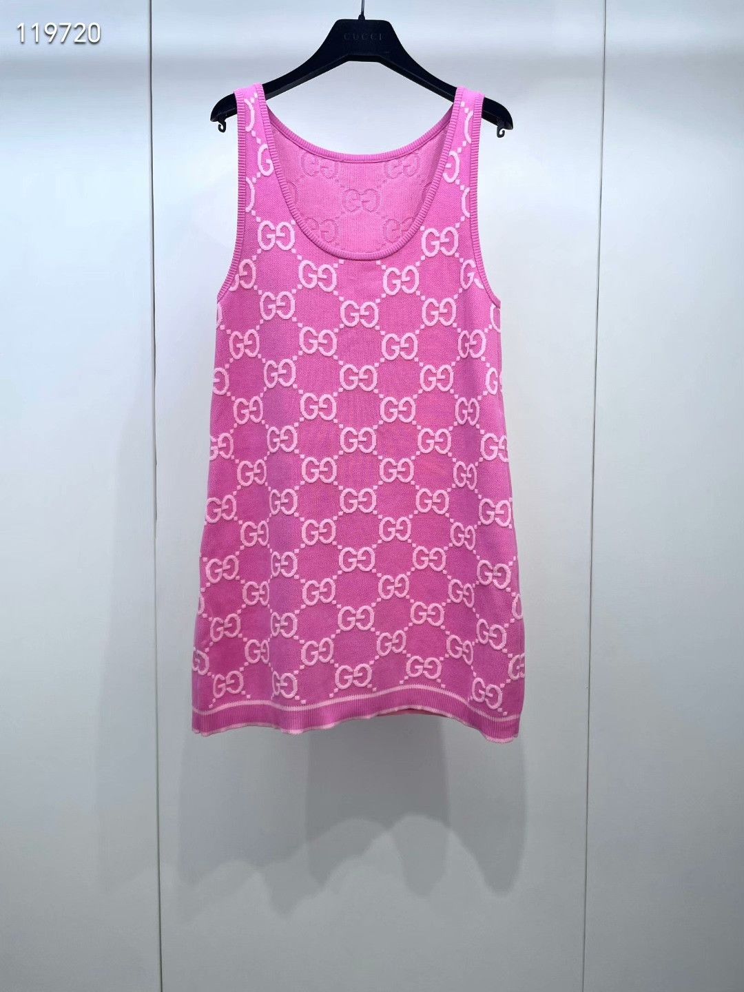 Gucci Gucci Knit Double G Tank Dress Size S / US 4 / IT 40 - 1 Thumbnail