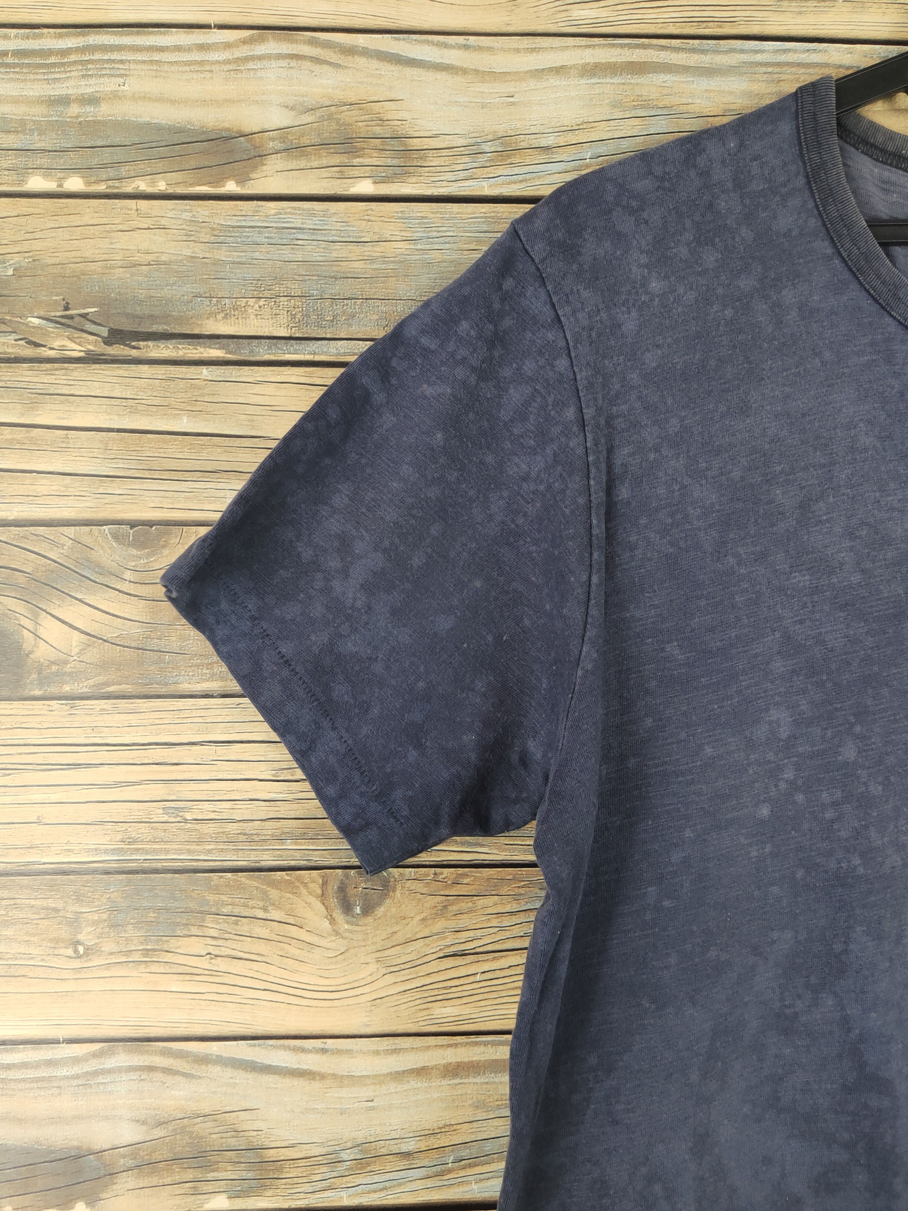 Japanese Brand × Vintage DL Uniqlo swan Navy Faded Short Sleeve T-shirts #661 Size US L / EU 52-54 / 3 - 4 Thumbnail