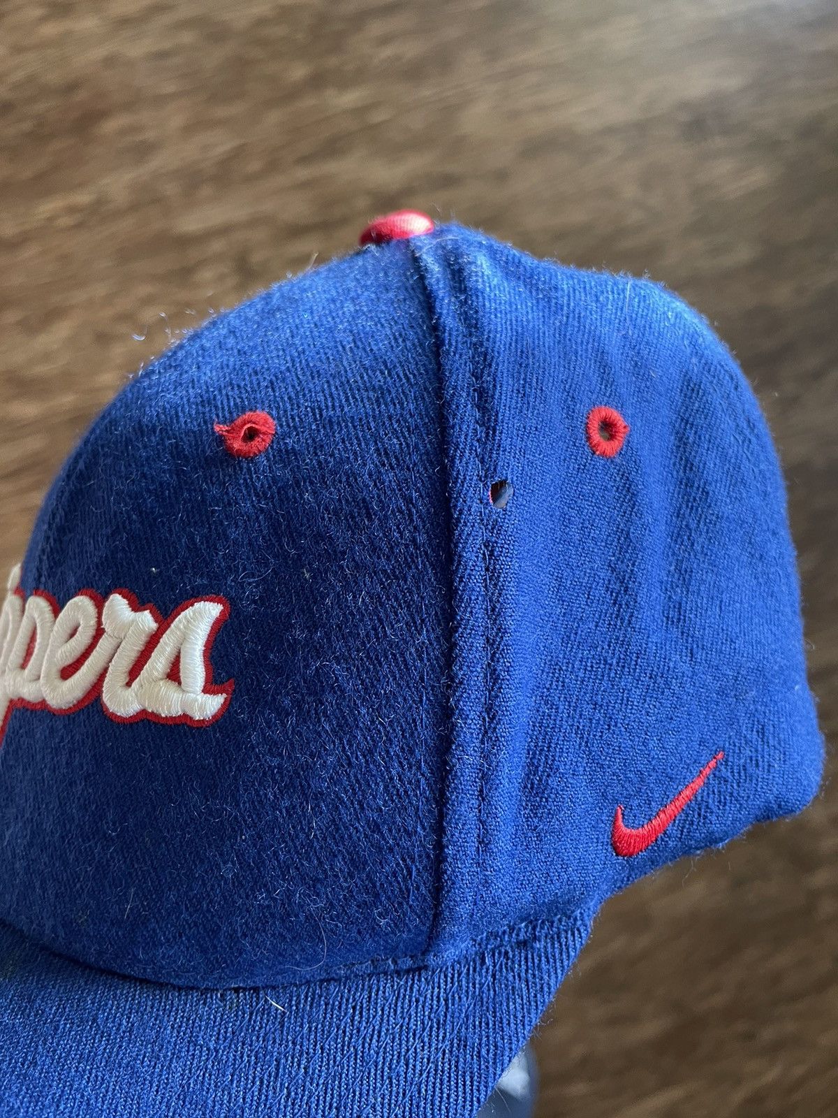 Nike × Vintage Vintage Nike Clippers Velcro Strapback Size ONE SIZE - 2 Thumbnail
