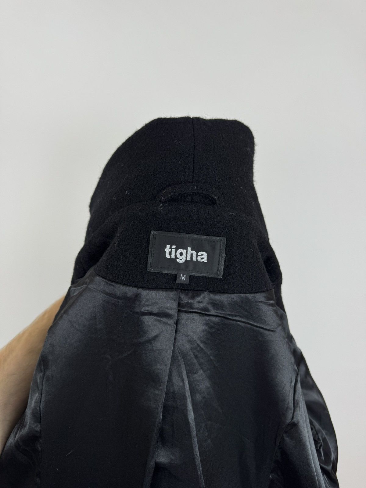 tigha Tigha wool jacket avant garde style biker coat Womens size M Size M / US 6-8 / IT 42-44 - 7 Thumbnail
