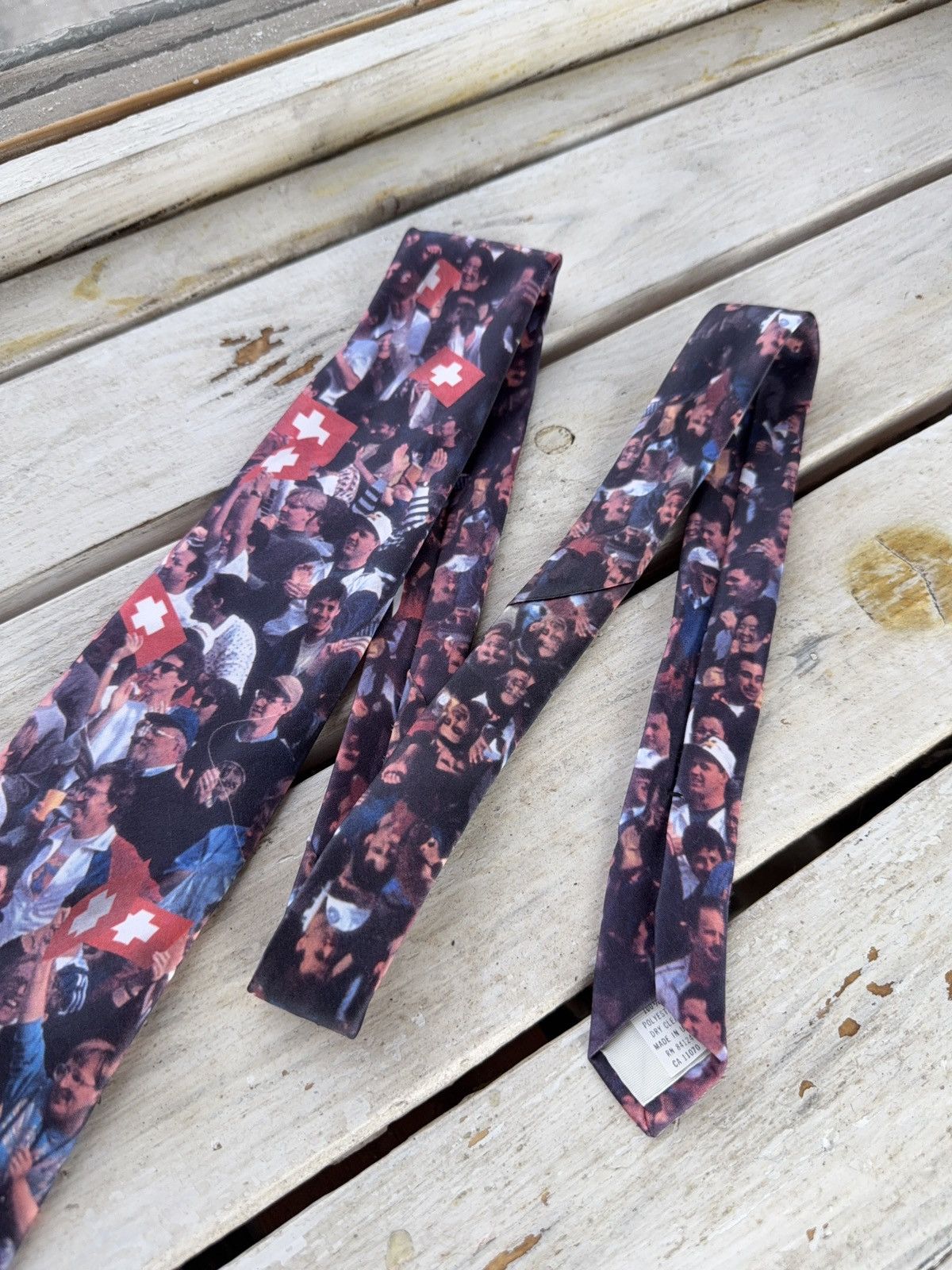 UEFA × Vintage Vintage Soccer Tie 1994 World Cup USA – Patriotic Fan Print Size ONE SIZE - 3 Thumbnail