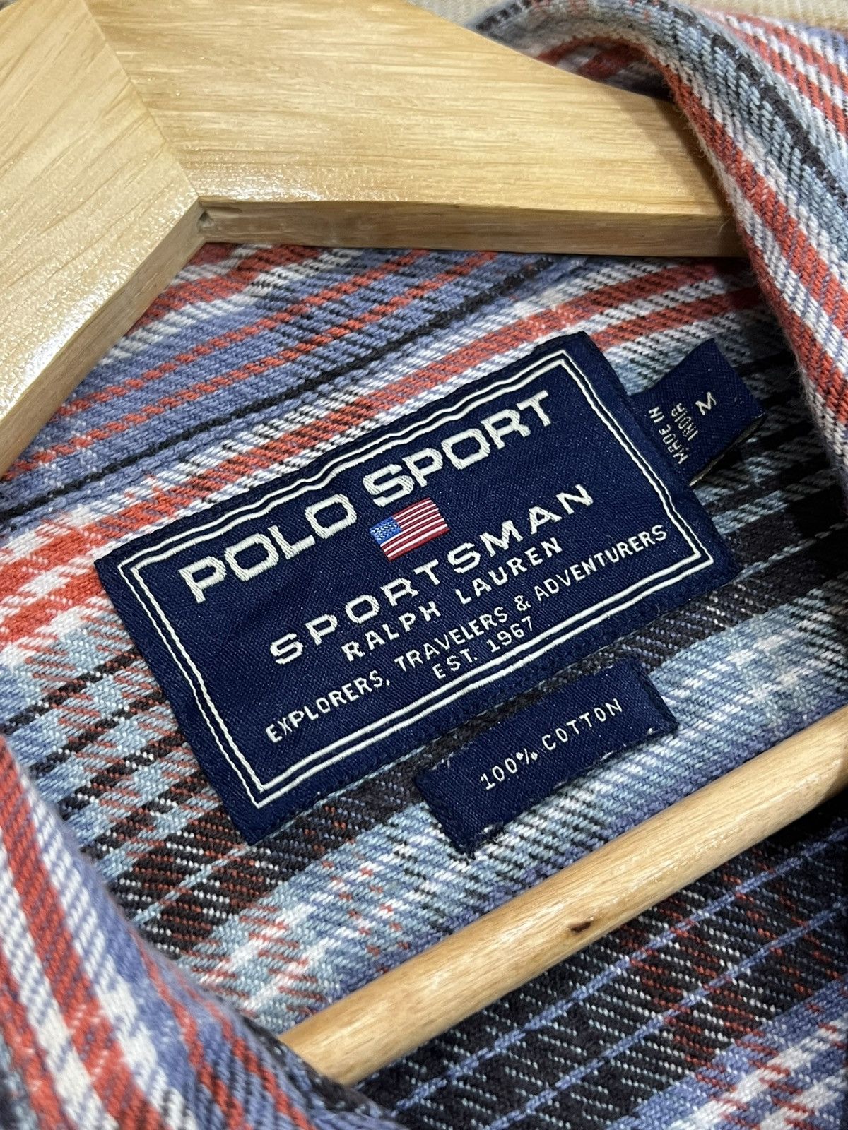 Polo Ralph Lauren × Ralph Lauren Polo Sport Sportsman Flannel Shirt Size US M / EU 48-50 / 2 - 3 Thumbnail