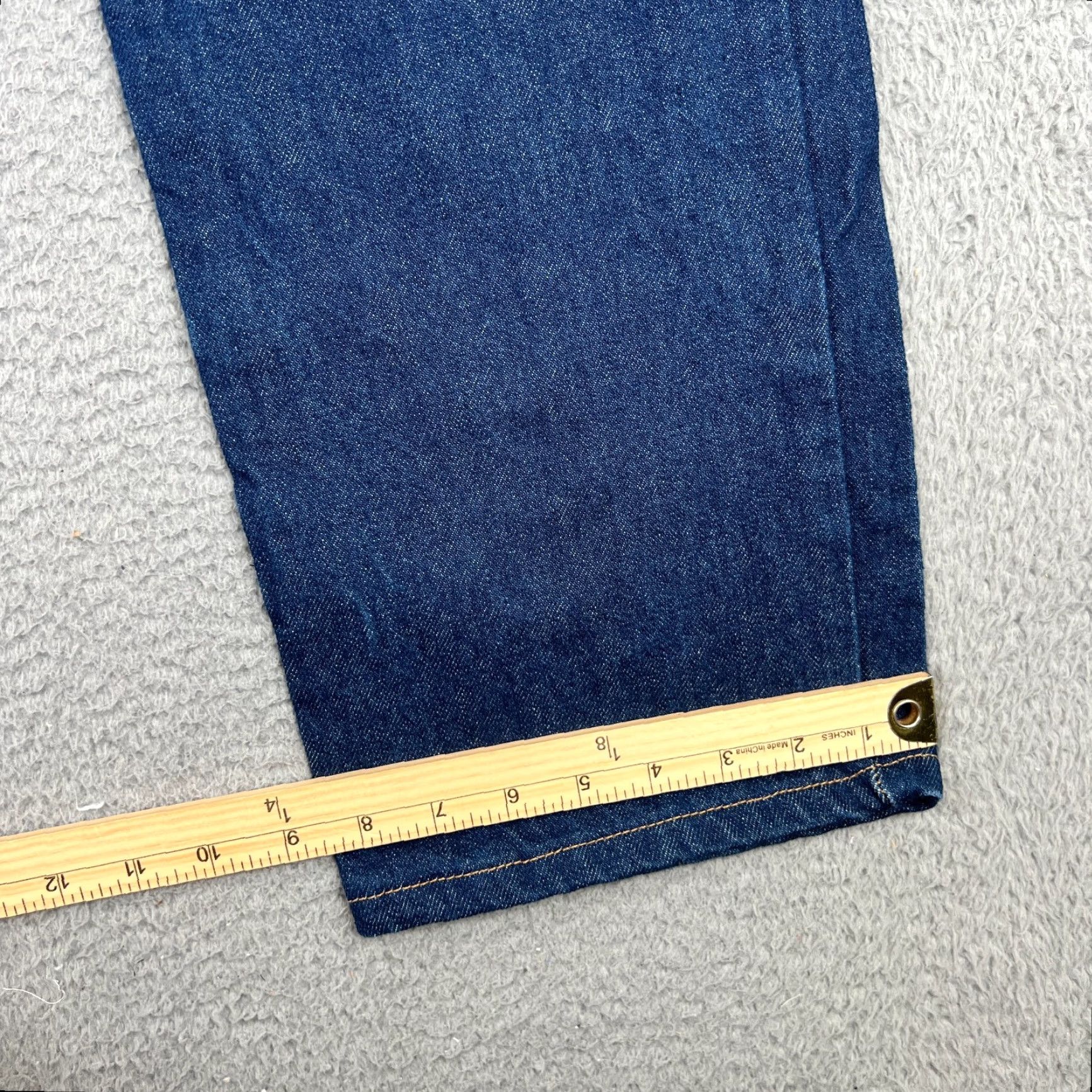 Denime Dearborn Jeans Mens 38x40 Medium Wash Blue Denim USA Chicago Straight Leg Mens Size US 38 / EU 54 - 2 Thumbnail