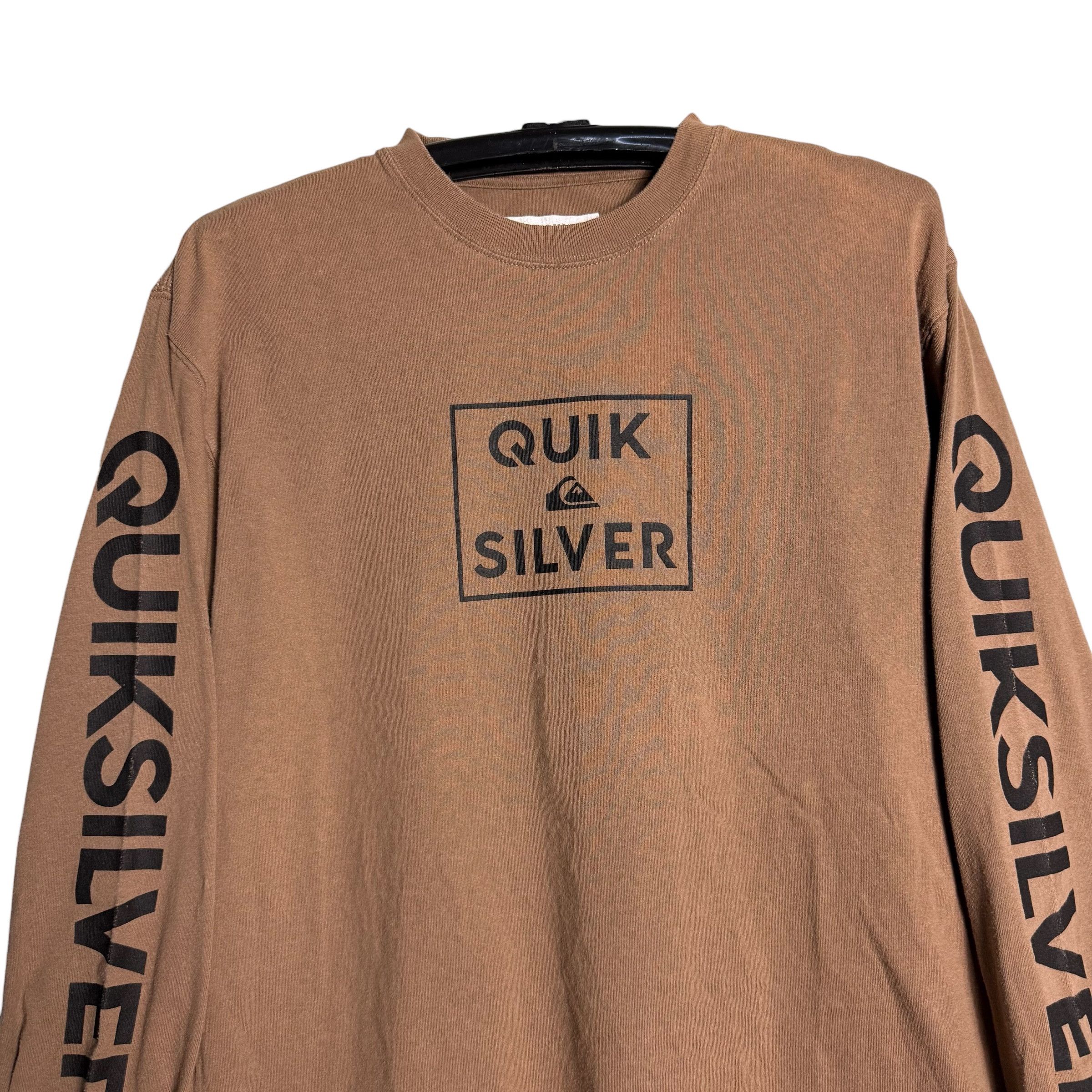 Quiksilver 🔥RARE🔥Vintage Quiksilver Skateboard L/Sleeve T-shirt Size US M / EU 48-50 / 2 - 2 Thumbnail