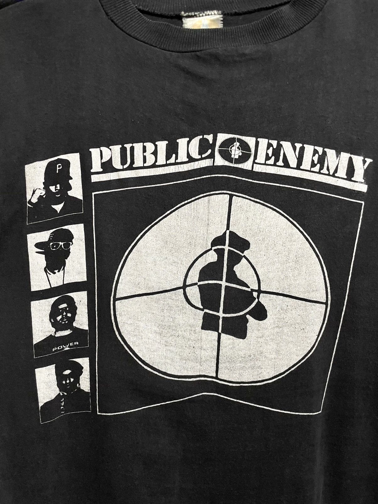 Band Tees Vintage 90s Public Enemy Single Stitch Rap Hip Hop T-Shirt Size US L / EU 52-54 / 3 - 4 Thumbnail