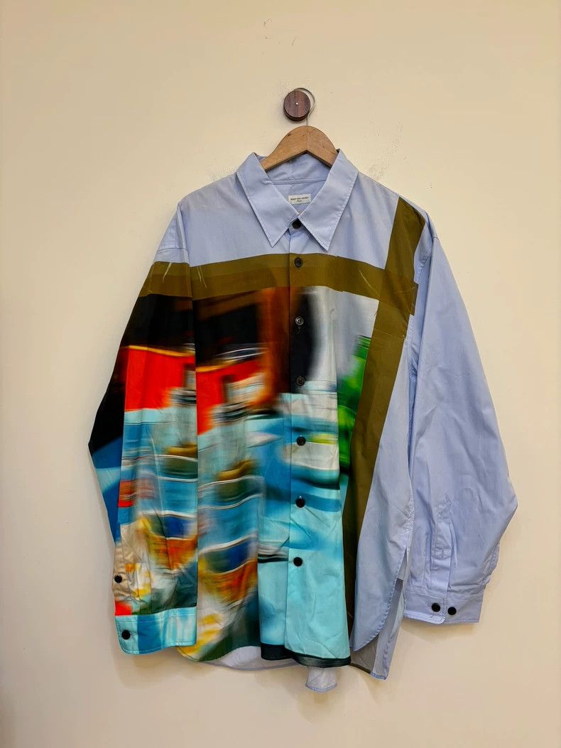 Dries Van Noten dries van notenA shirt with a large silhouette 2503-Nextarr Size US L / EU 52-54 / 3 - 1 Thumbnail