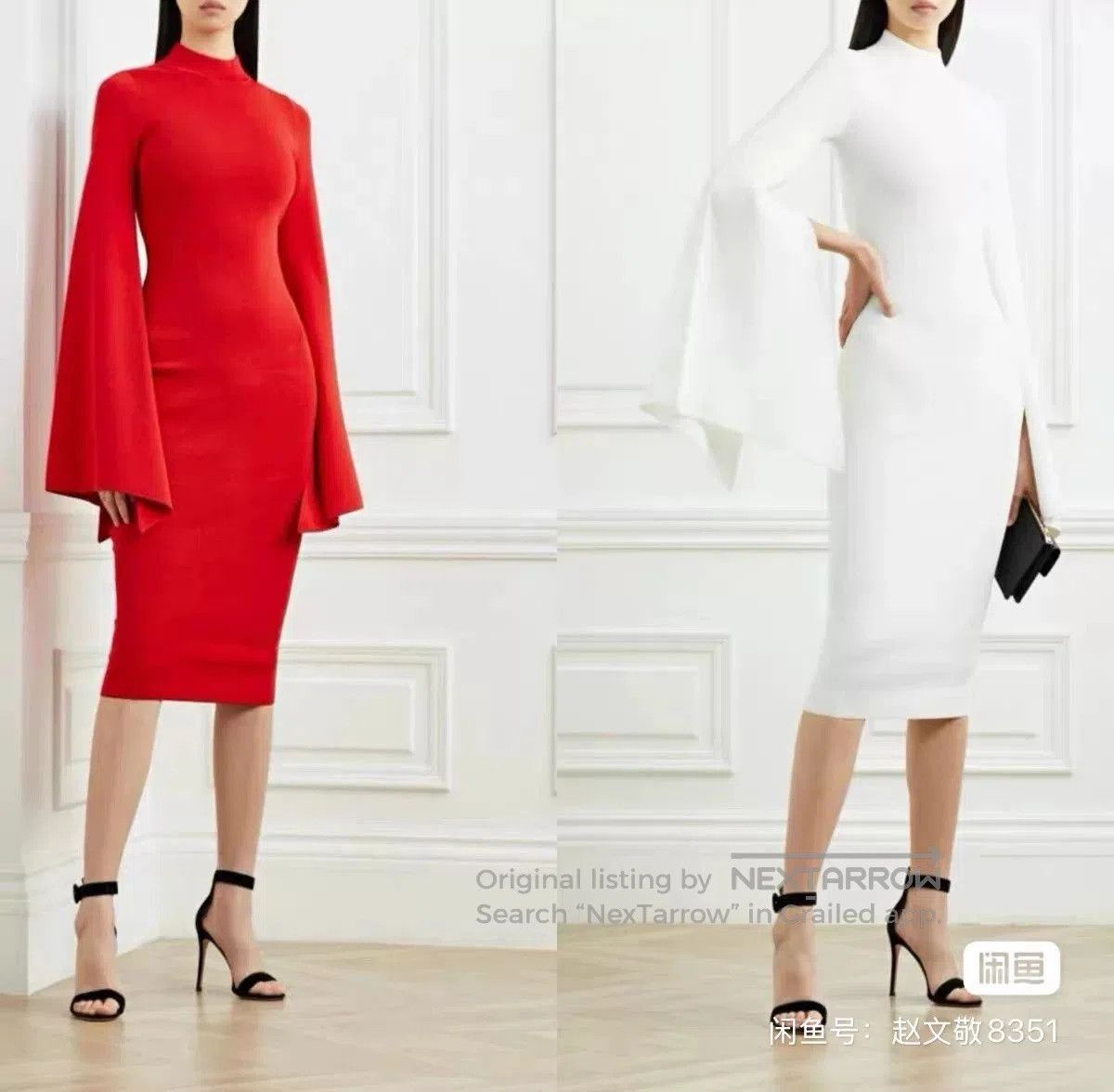 Solace London Solace London Knit Red Dress Size 8. Size S / US 4 / IT 40 - 4 Thumbnail