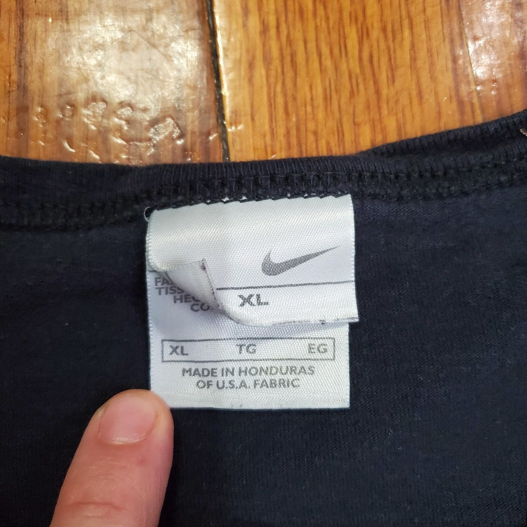 Nike Nike Shirt Mens XL Black Racing Stripe 6 Graphic Tee Short Sleeve Size US XL / EU 56 / 4 - 4 Thumbnail