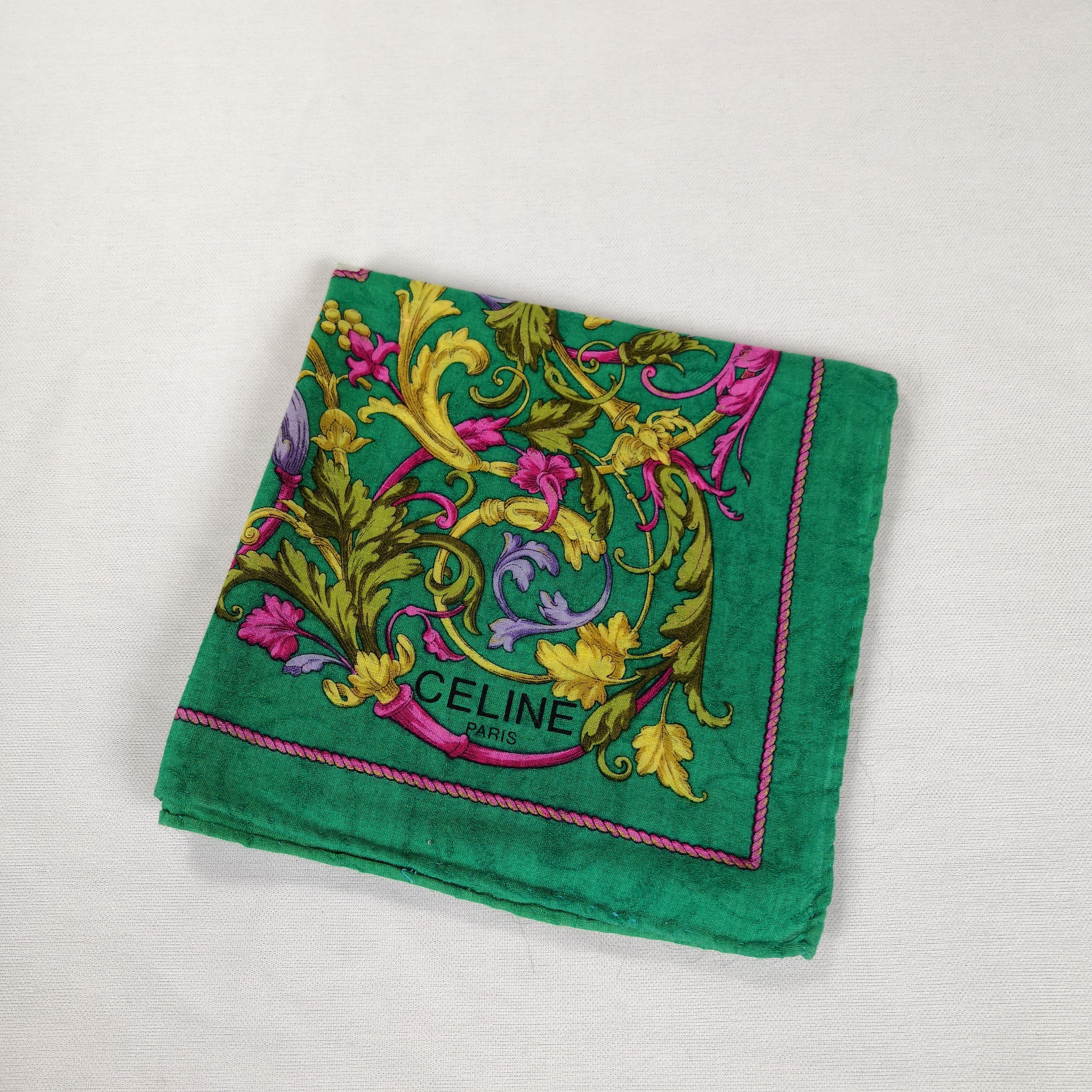 Celine Vintage Celine Handkerchief Neckerchief Bandana - AC71261 Size ONE SIZE - 3 Thumbnail