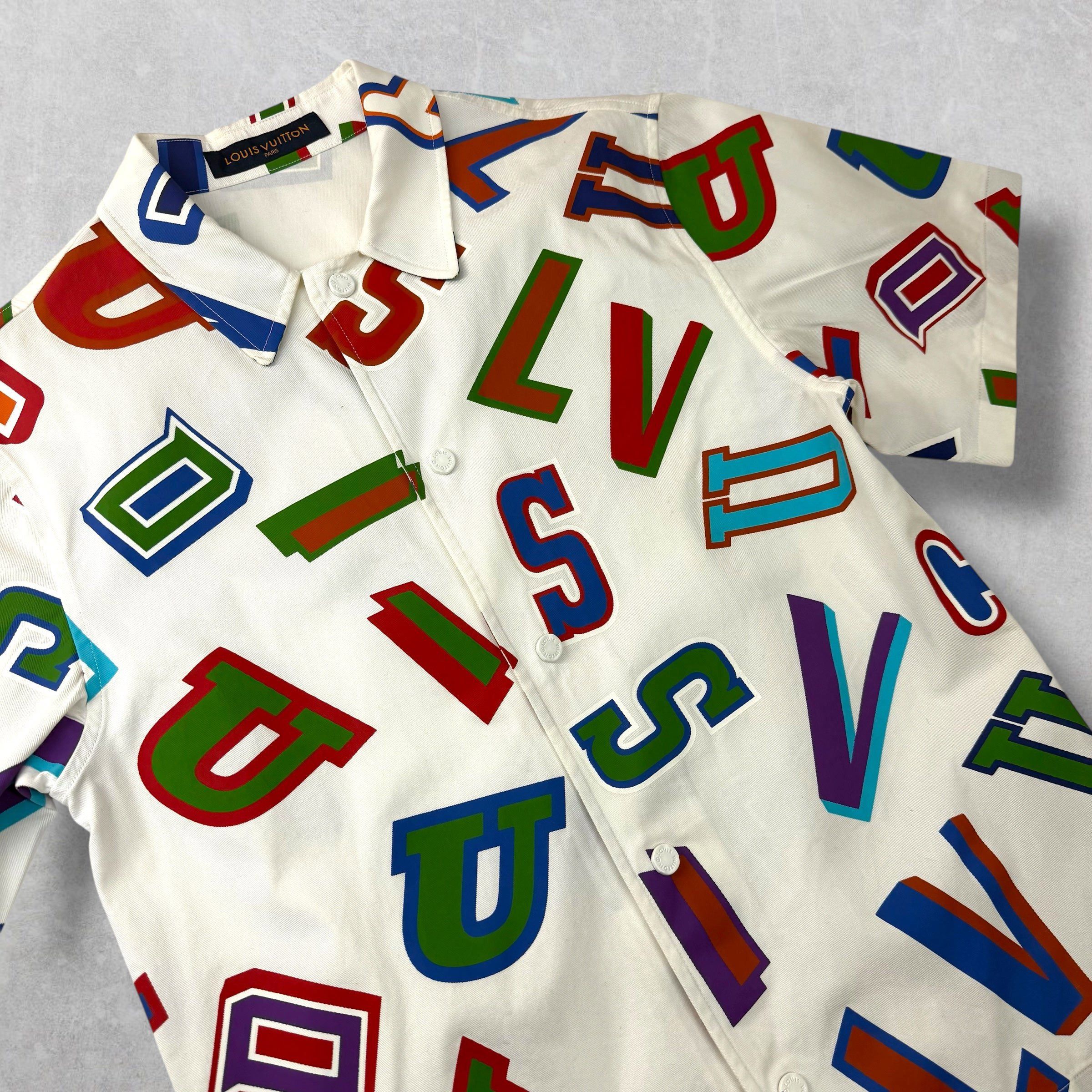 Louis Vuitton Louis Vuitton x NBA Basketball Letters Overshirt XS Size US XS / EU 42 / 0 - 3 Thumbnail