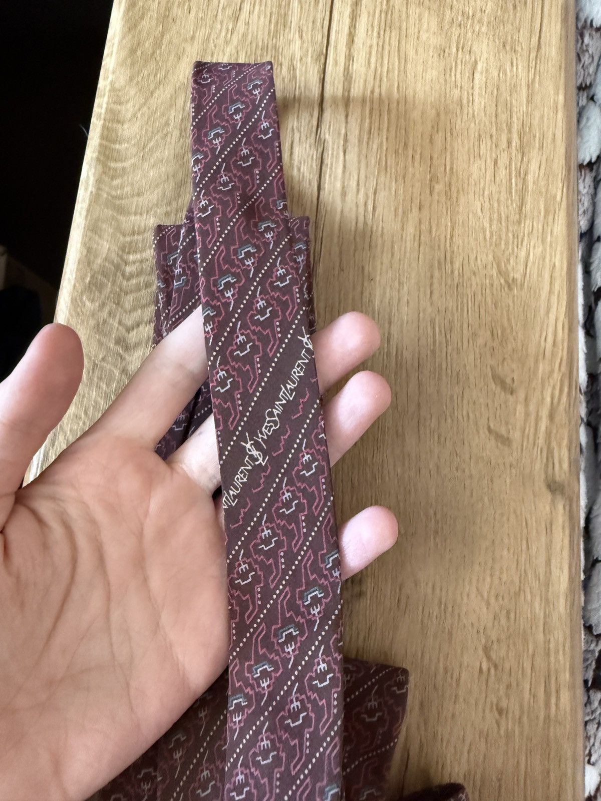 Yves Saint Laurent Vintage Ysl Yves Saint Laurent Tie Size ONE SIZE - 8 Thumbnail