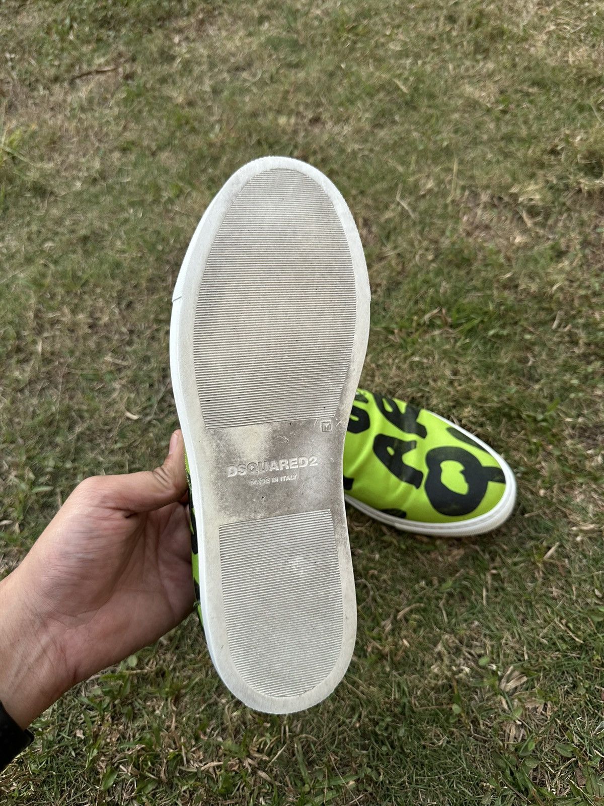 Dsquared2 Dsquared2 Made in Italy Green Neon Slip-on Size US 8 / EU 41 - 14 Thumbnail