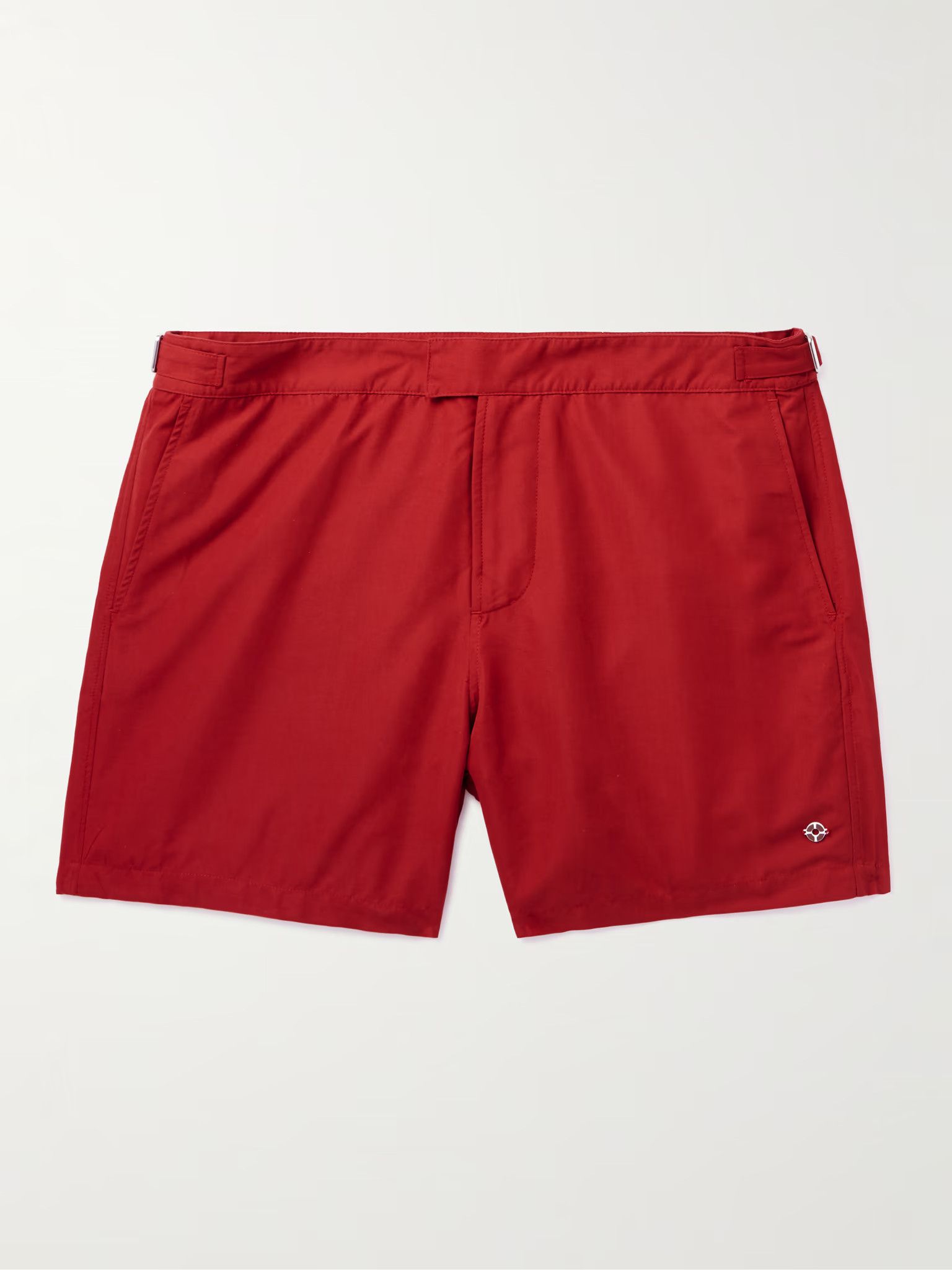 Loro Piana o1srvl11e1024 Schooner Straight Swim Shorts in Red Size US 34 / EU 50 - 1 Thumbnail