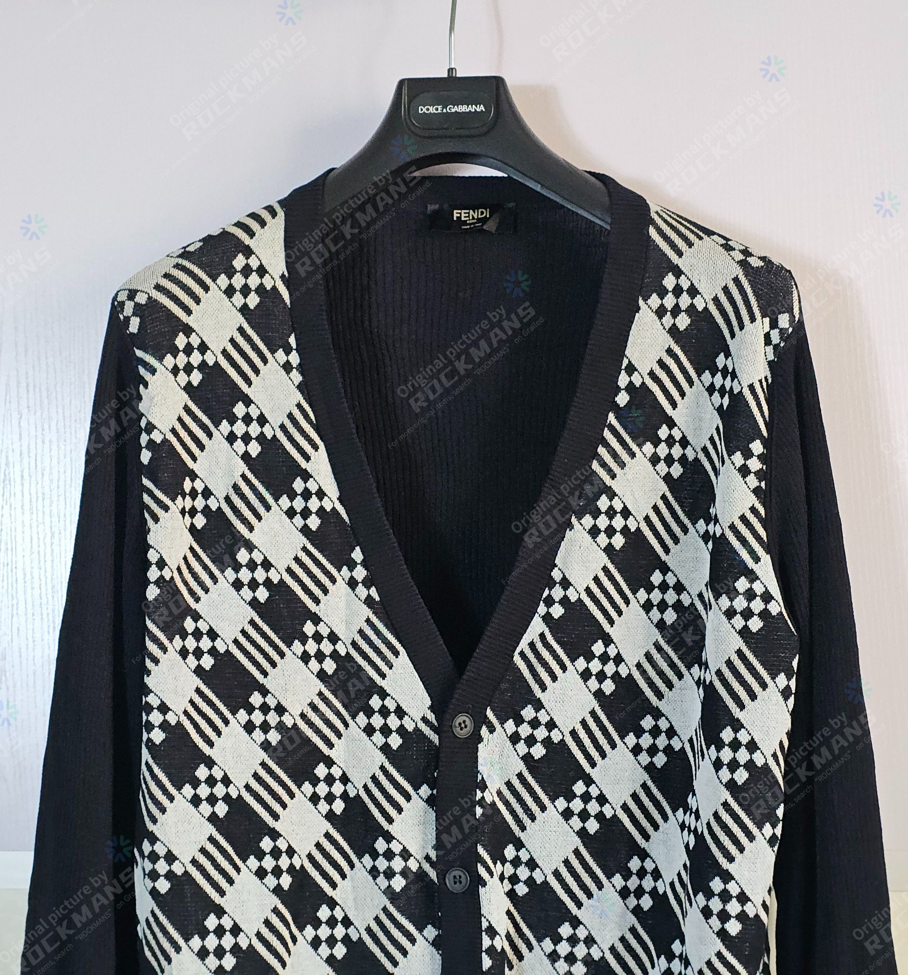 Fendi Fendi Men's Cardigan Size 50 Size US M / EU 48-50 / 2 - 2 Thumbnail