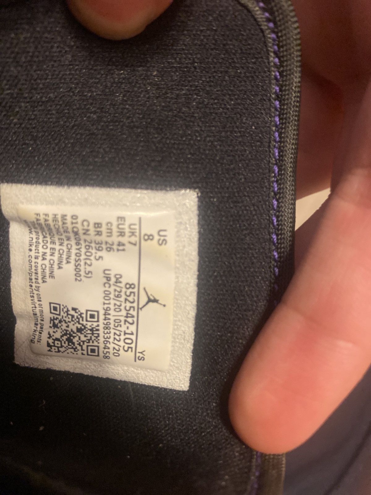 Jordan Brand Jordan 1 Purple SE Size US 8 / EU 41 - 6 Thumbnail