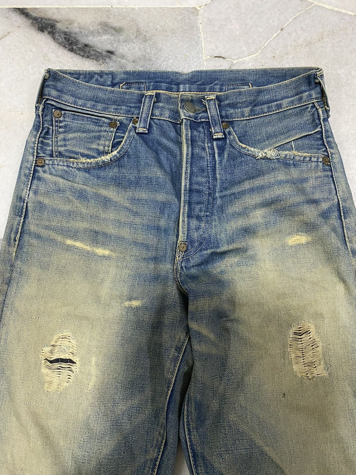 Levi's LEVIS BIG E LOT 37501 RIVETS SELVAGED Size US 28 / EU 44 - 5 Thumbnail