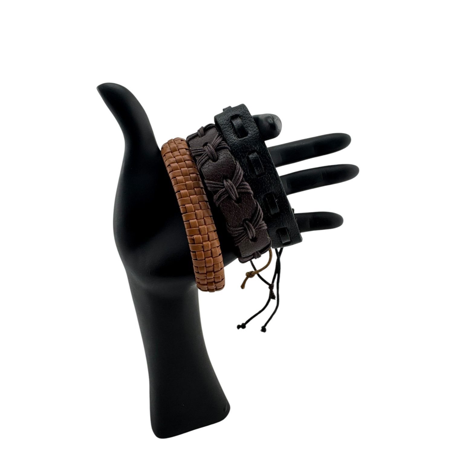 Other Leather Cuff Trio Boho Markets Mosh Pits & Naptime Rebellion Size ONE SIZE - 3 Thumbnail