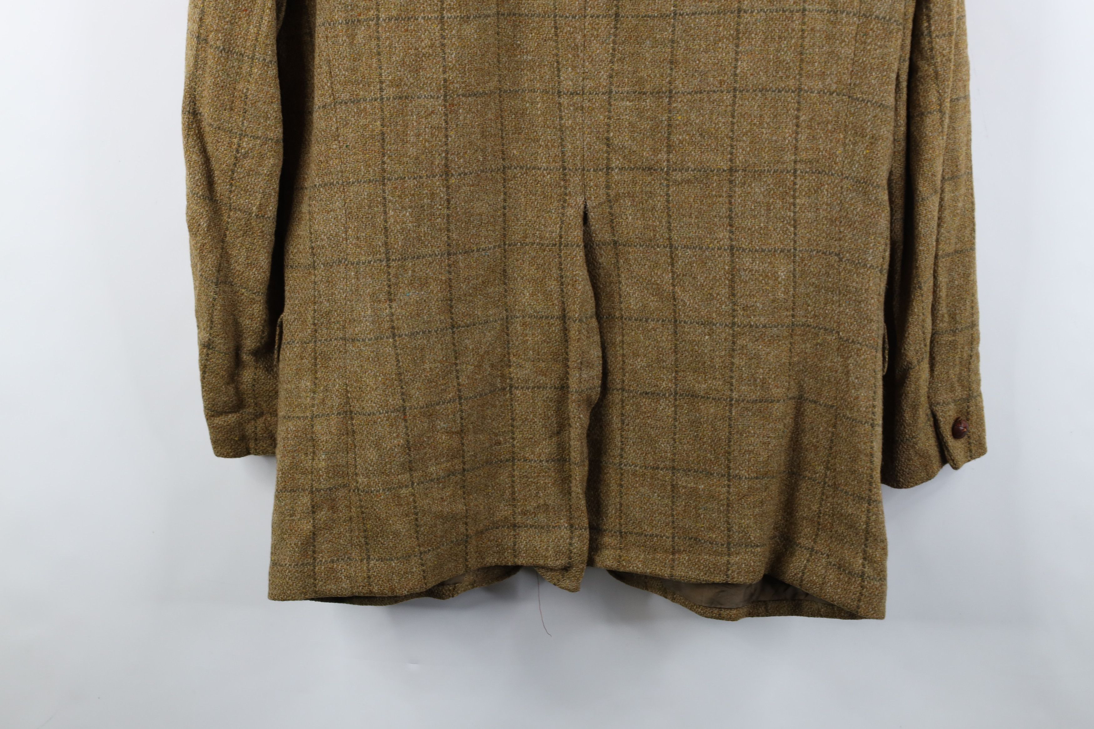 Vintage Vintage 70s Streetwear Suit Coat Blazer Jacket Beige Plaid Size US XL / EU 56 / 4 - 15 Thumbnail