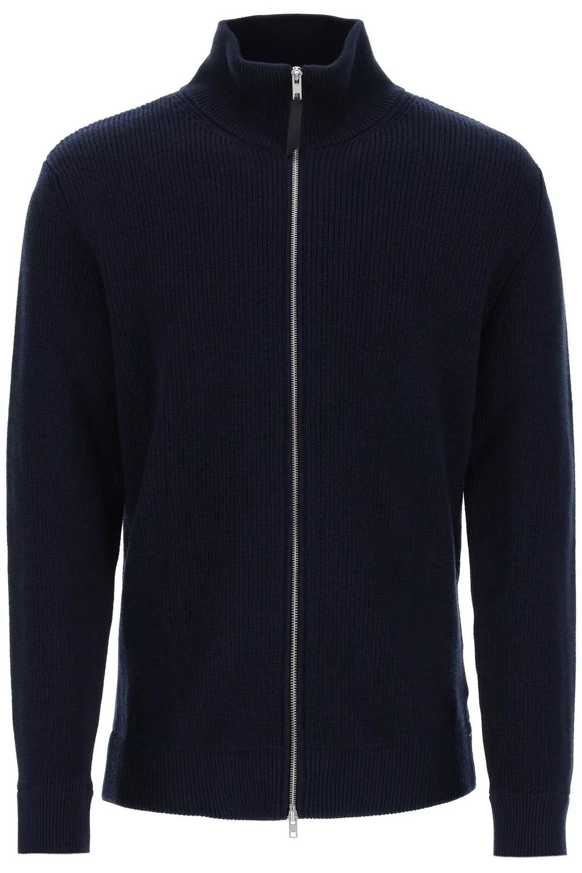 Image of Maison Margiela O1S22I1N0124 Zip-Up Cardigan In Blue, Men's (Size XL)