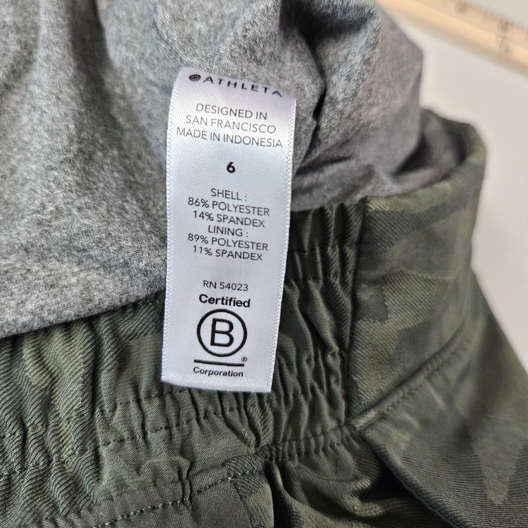 Athleta Athleta Womens Brooklyn Lined Jogger Sz 6 Green Pull On High Rise Size 28" / US 6 / IT 42 - 6 Thumbnail