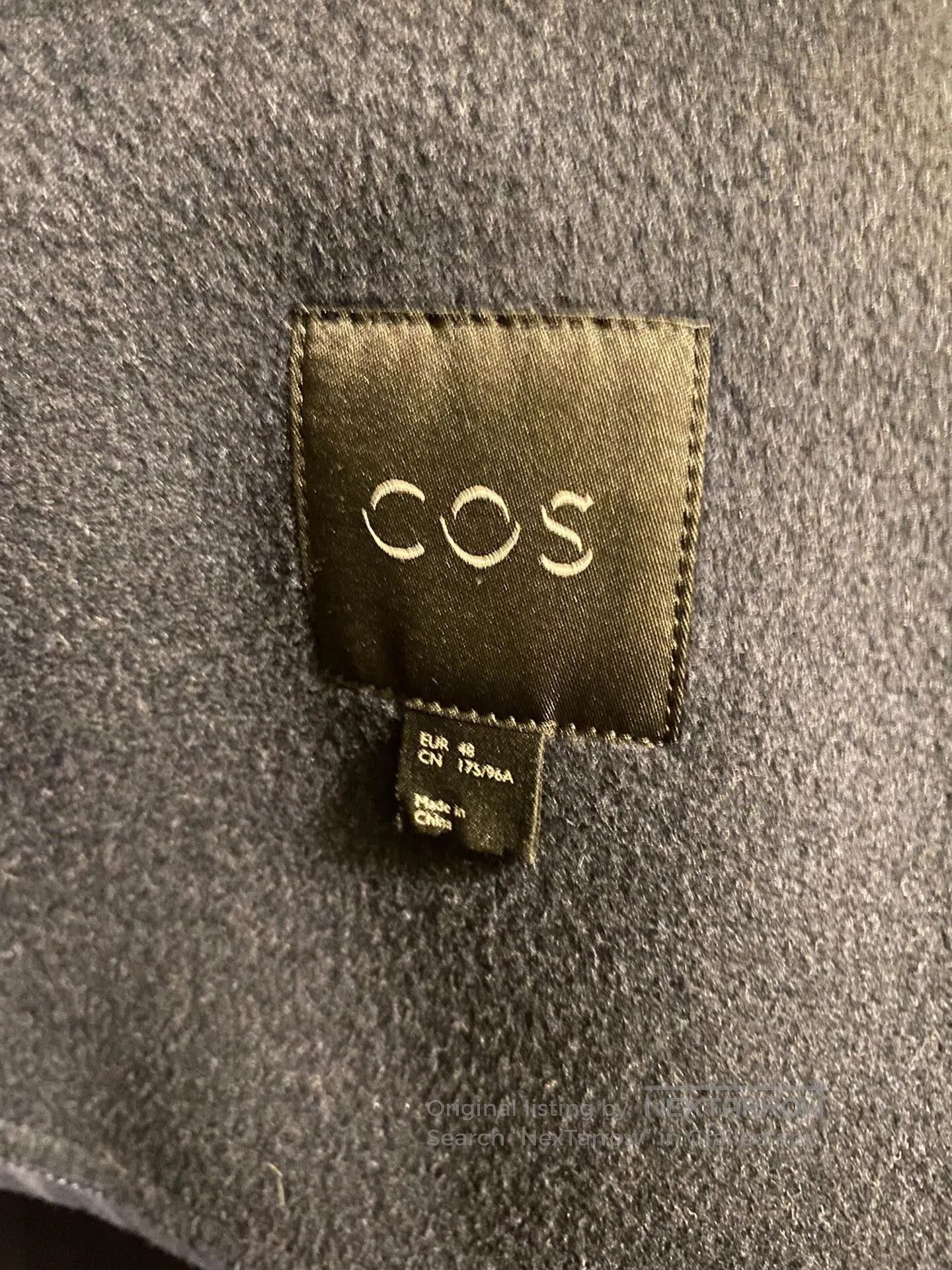 Cos COS Men's Wool Blend Overcoat. Size US M / EU 48-50 / 2 - 2 Thumbnail