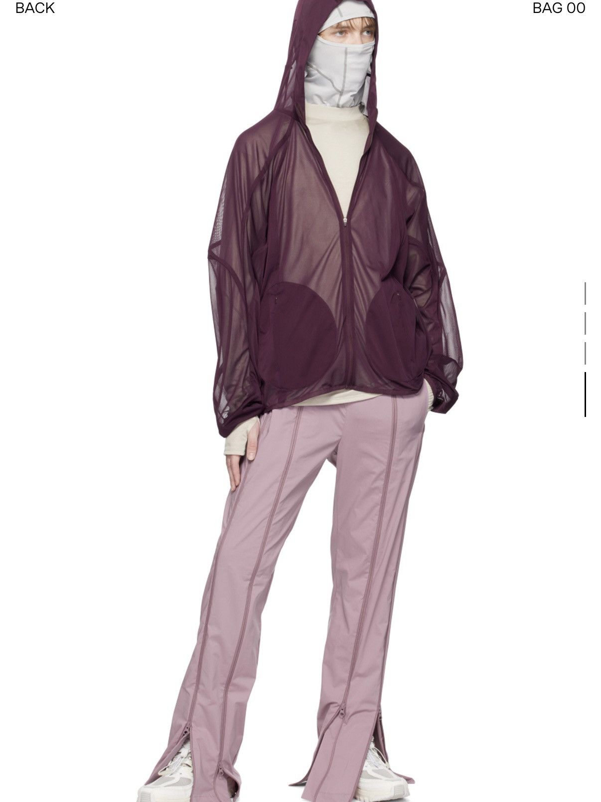 POST ARCHIVE FACTION (PAF) PAF Purple Zip Trousers Size US 30 / EU 46 - 4 Thumbnail
