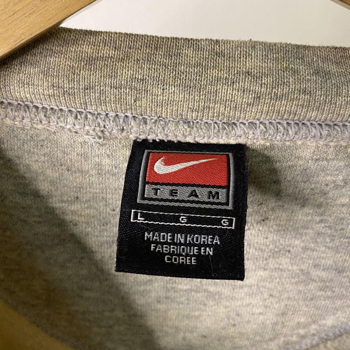 Nike × Vintage Vintage 2000s Nike Center Swoosh Sweatshirt Size US XL / EU 56 / 4 - 3 Thumbnail