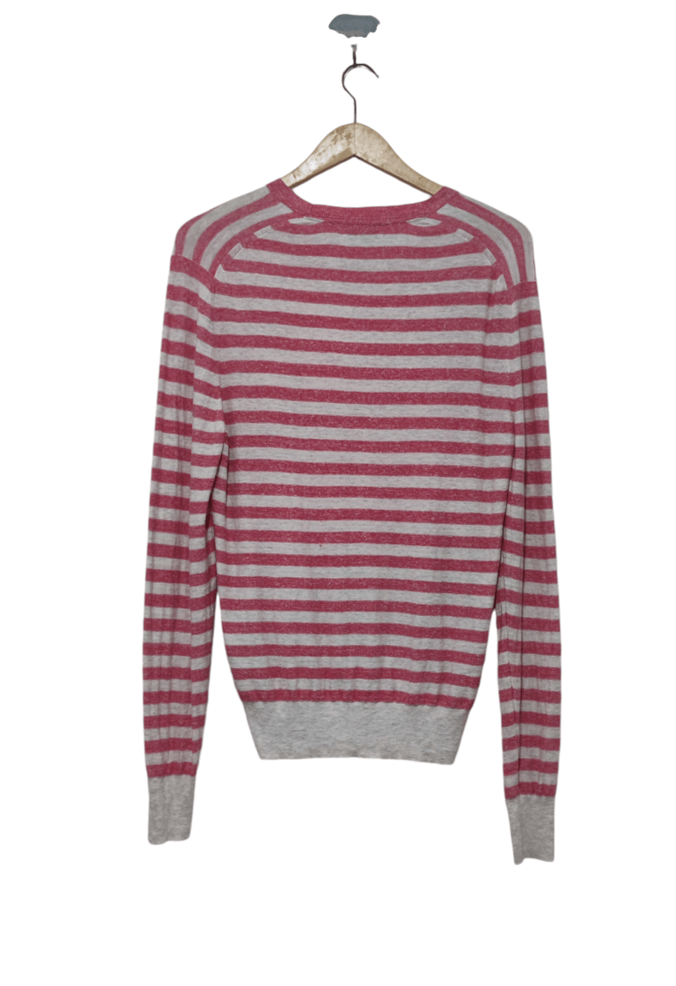 Burberry Knitwear Stiped Pink Size US M / EU 48-50 / 2 - 2 Thumbnail