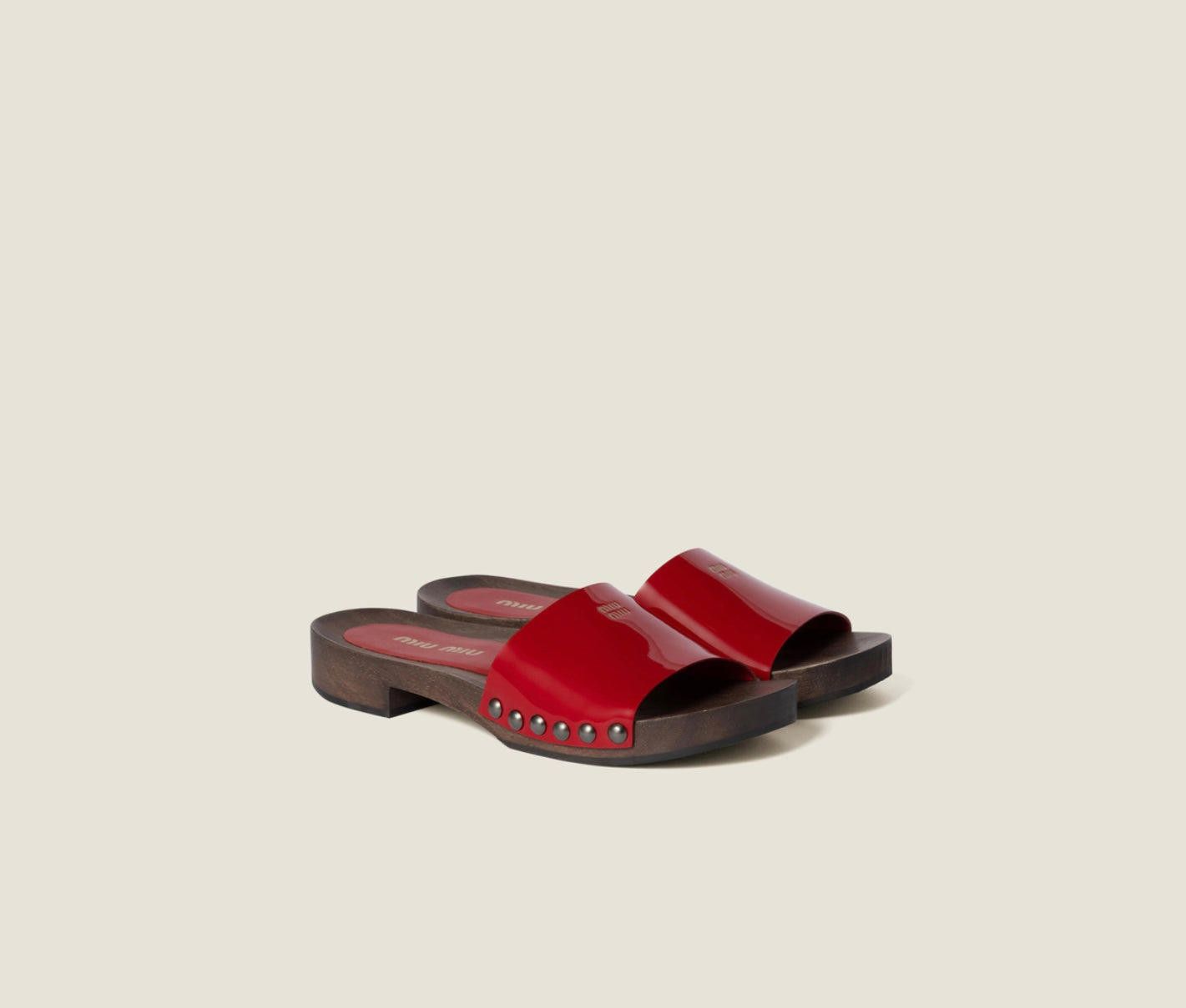 Miu Miu Miu Miu Patent leather clogs size 38 Size ONE SIZE - 2 Thumbnail