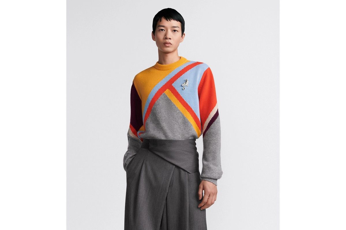 Dior o1bcso1str0226 Sweater in Multicolor Size US M / EU 48-50 / 2 - 4 Thumbnail