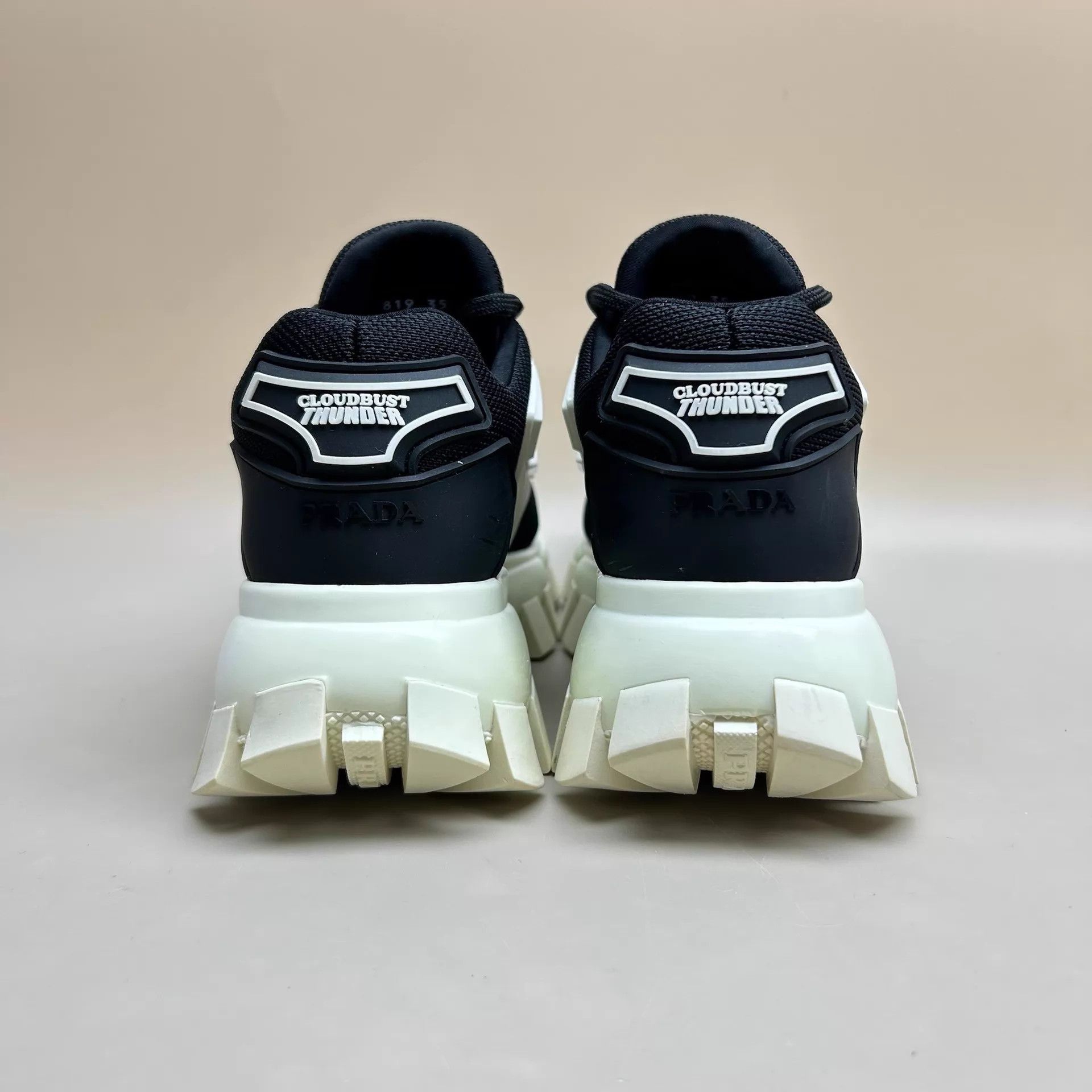 Prada Prada Black & White Platform Gear Shoes 35 95New Size US 4.5 / IT 34.5 - 3 Thumbnail