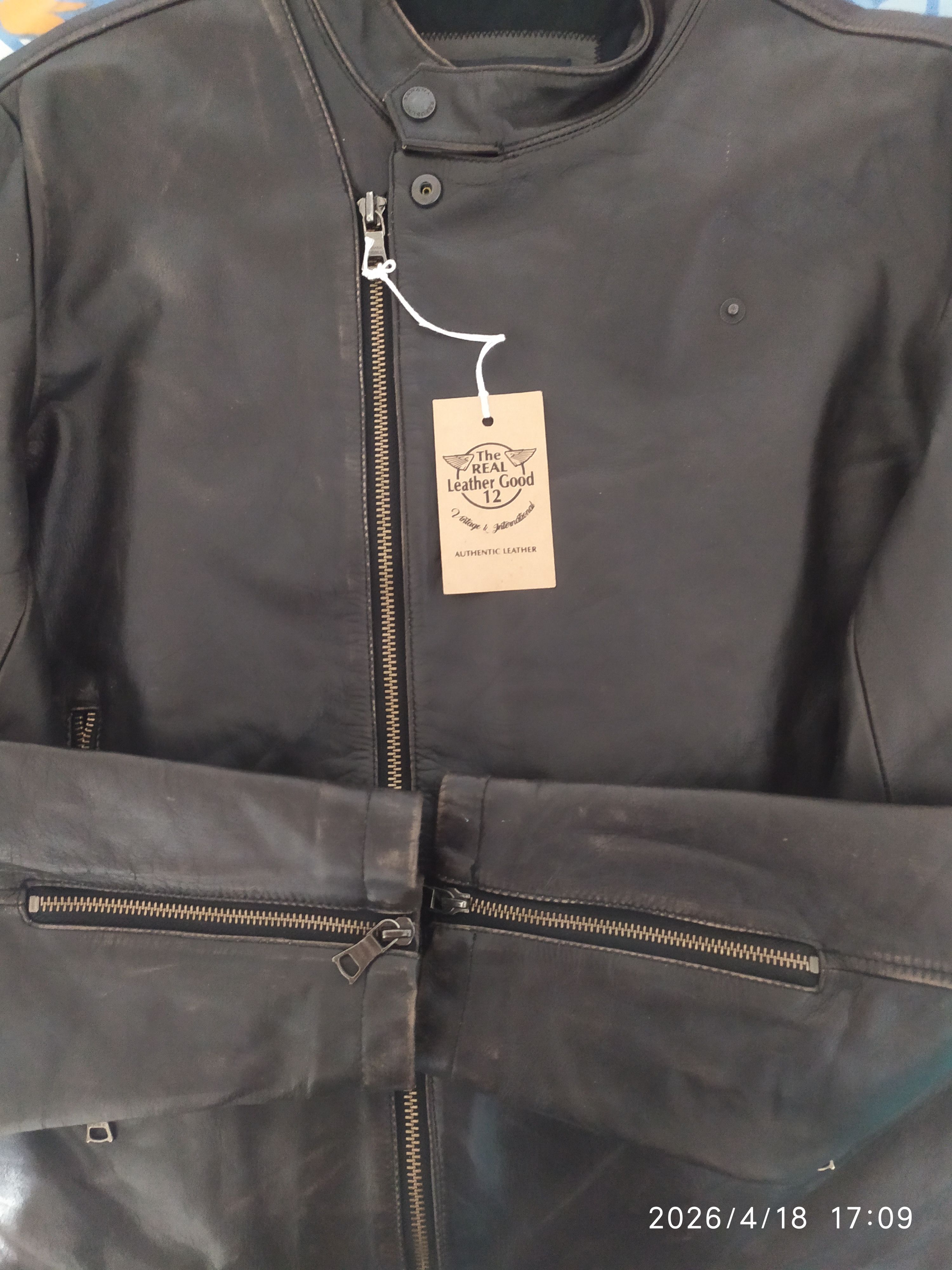 Banana Republic BANANA REPUBLIC LEATHER CAFECTO JACKET Size US L / EU 52-54 / 3 - 13 Thumbnail
