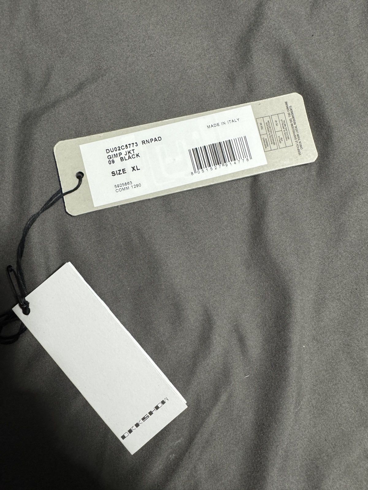 Rick Owens Drkshdw Rick Owens Gimp Zip Up Hoodie Size US XL / EU 56 / 4 - 7 Thumbnail