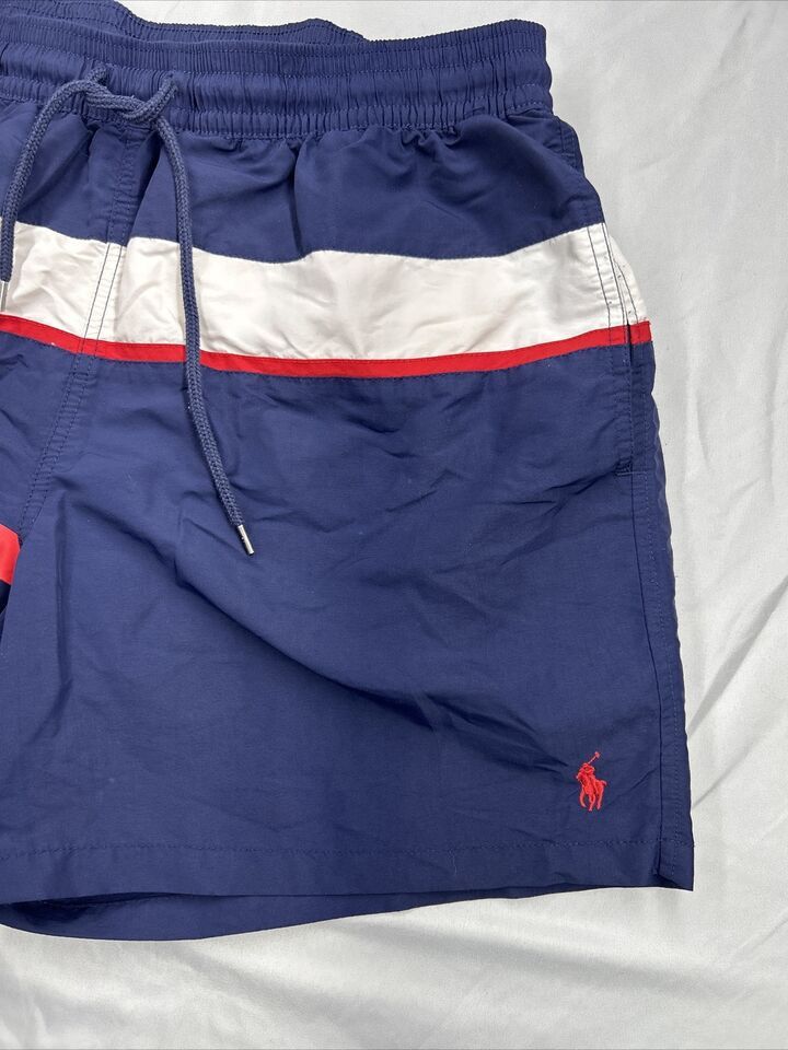 Polo Ralph Lauren Polo Ralph Lauren Stripe Spell Out Swim Men’s Trunks Sz XL Size US 38 / EU 54 - 7 Thumbnail