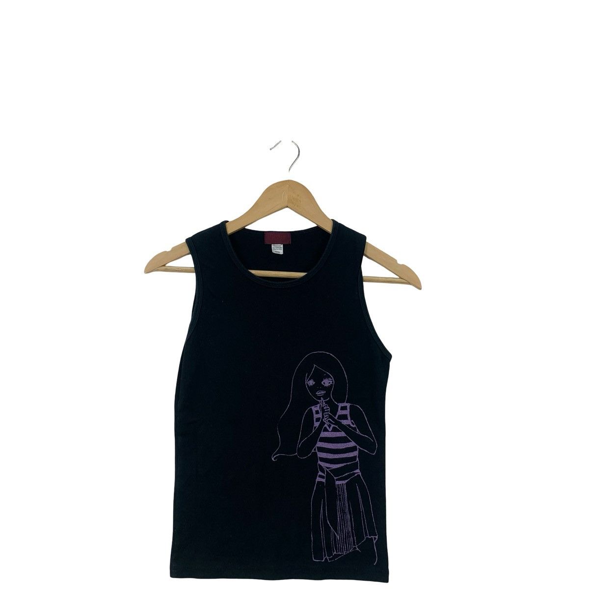 destin DESTIN Minimalist line art graphic Tee Shirt Tank Top Made Size M / US 6-8 / IT 42-44 - 4 Thumbnail