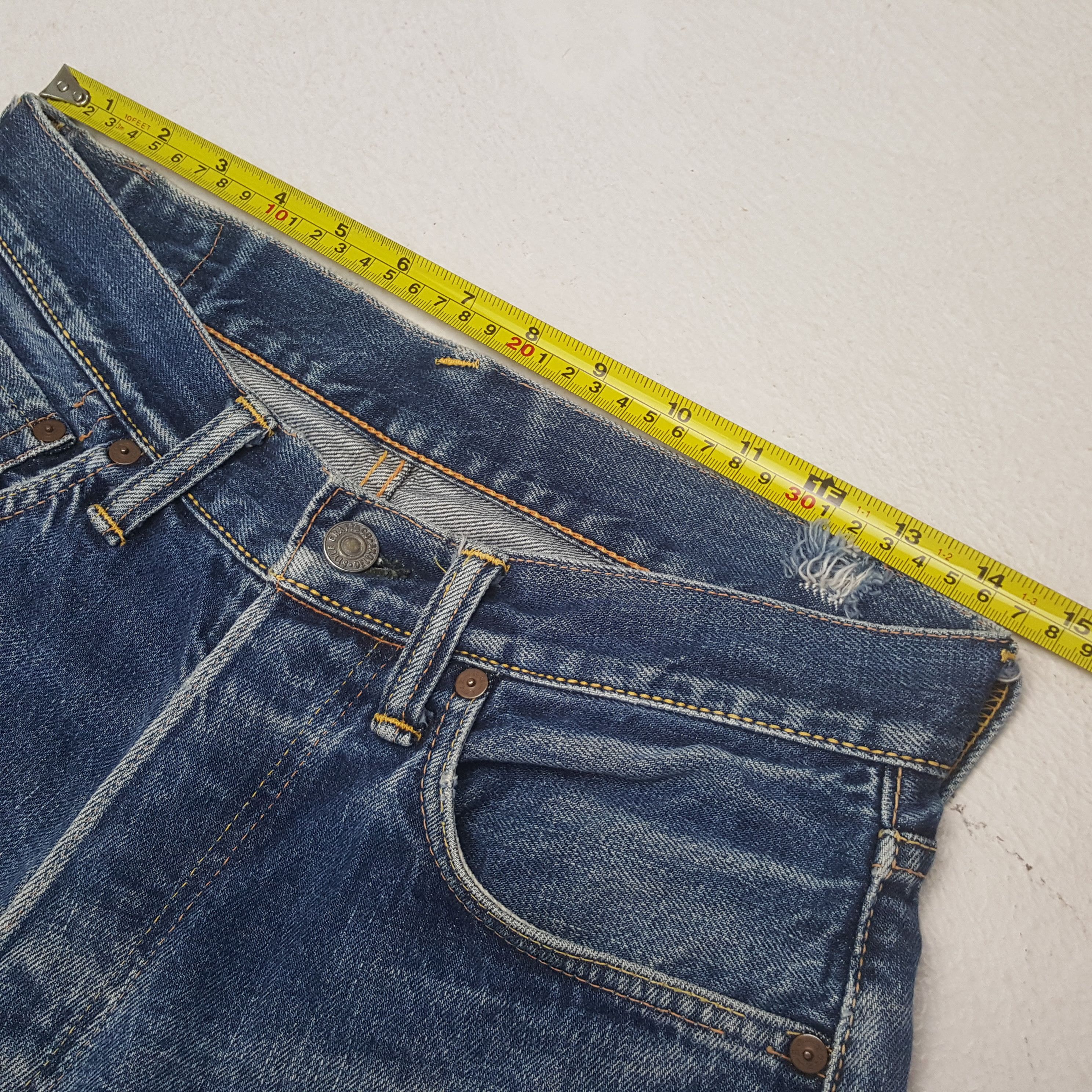 Evisu Evisu Japanese Brand Custom Daicock Jeans C297N12 Size US 29 - 7 Thumbnail